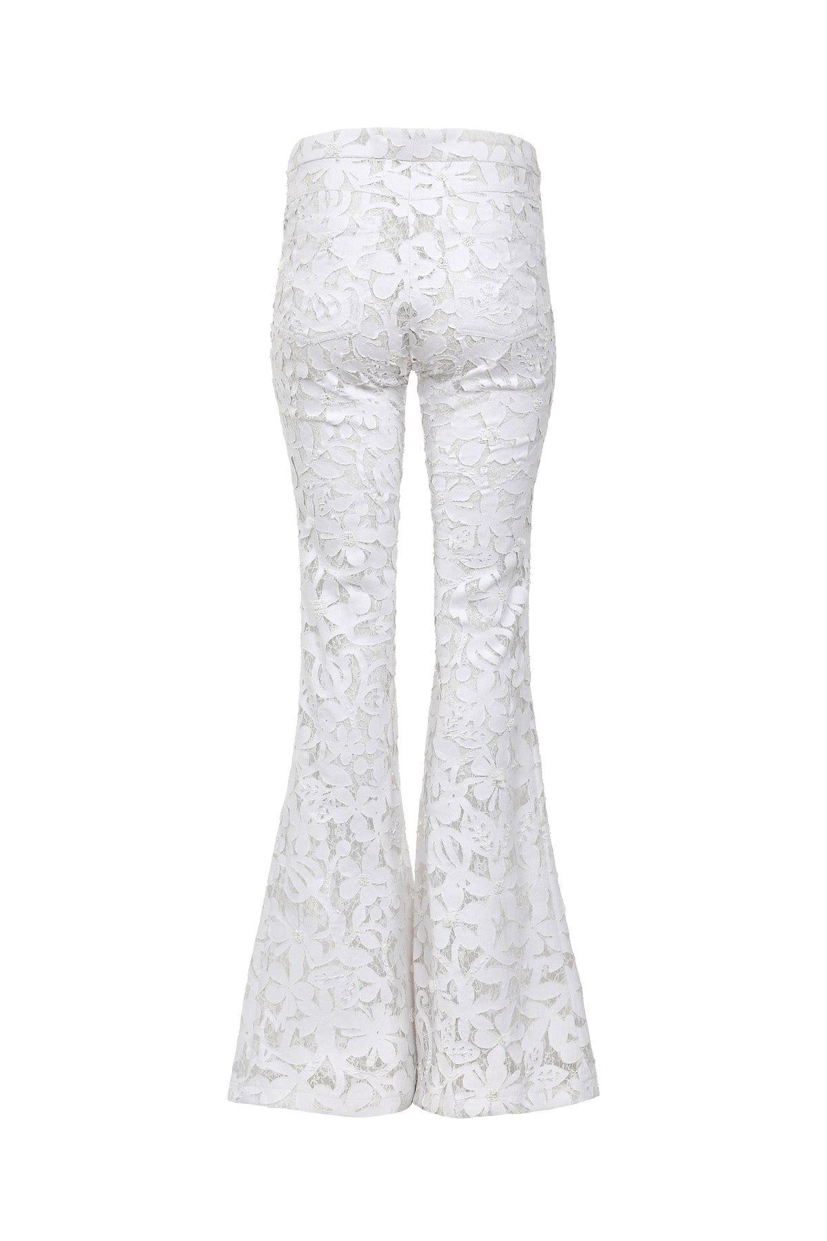 Shop Francesca Miranda Crete Lace Denim Pants