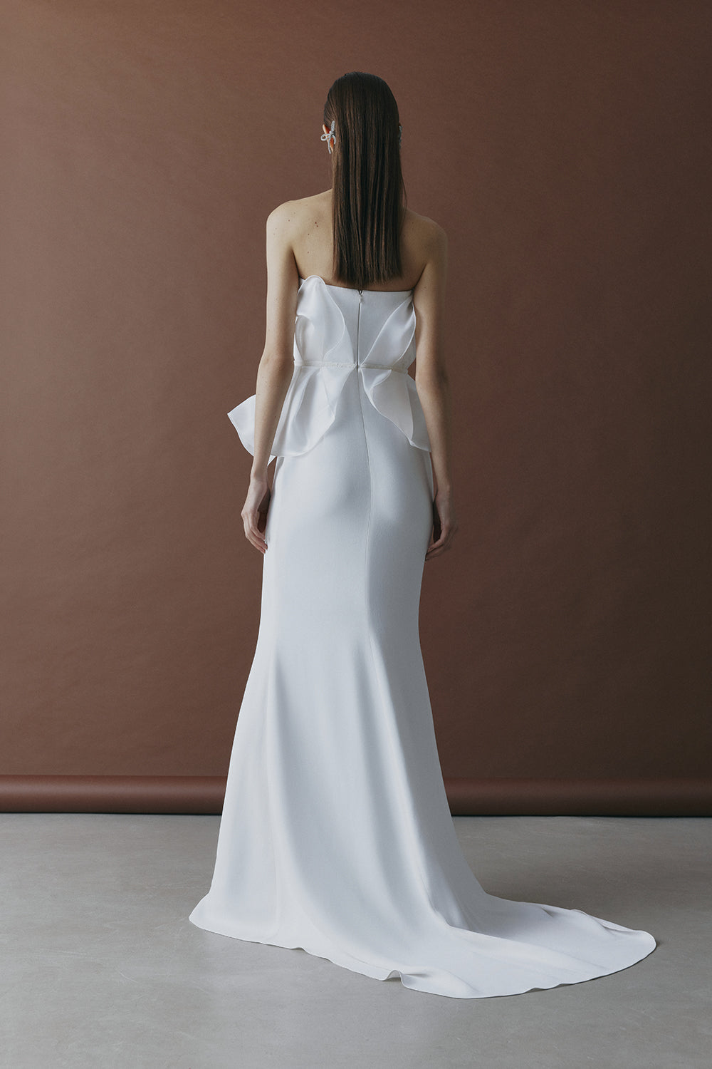 Shop Total White Maxi Draped Dress