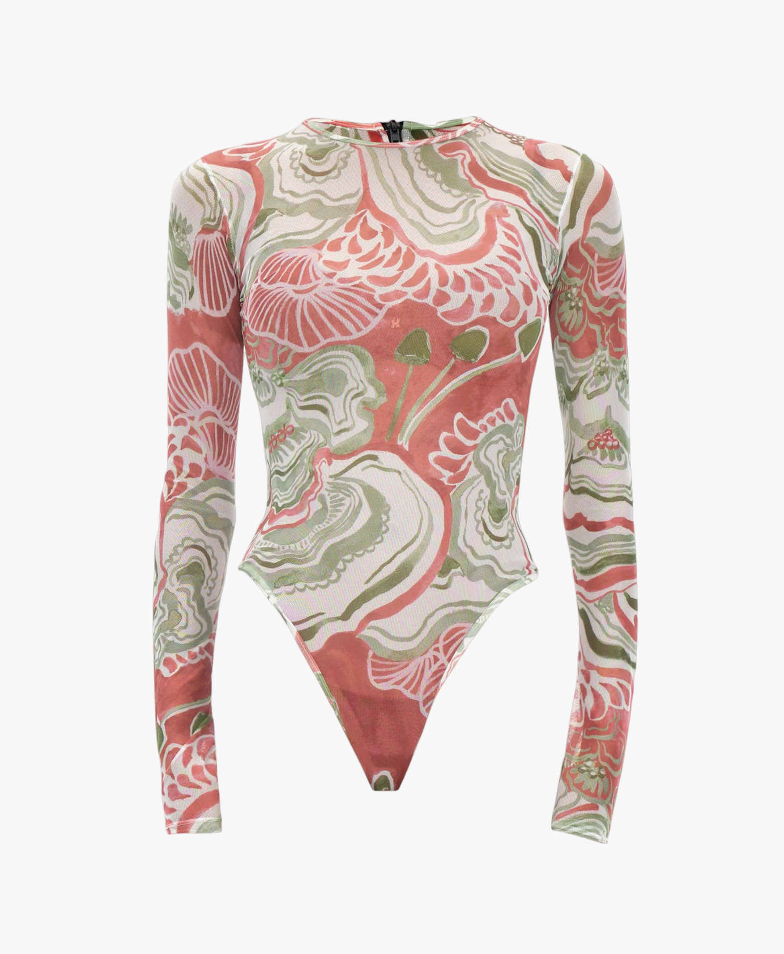 ELLE ABSTRACT MUSHROOM BODYSUIT made by Andrea Iyamah