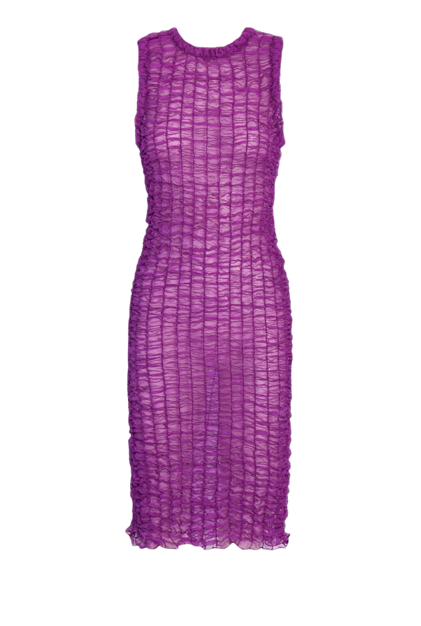 Hanne Bloch Violet Smock Tank Dress In Purple