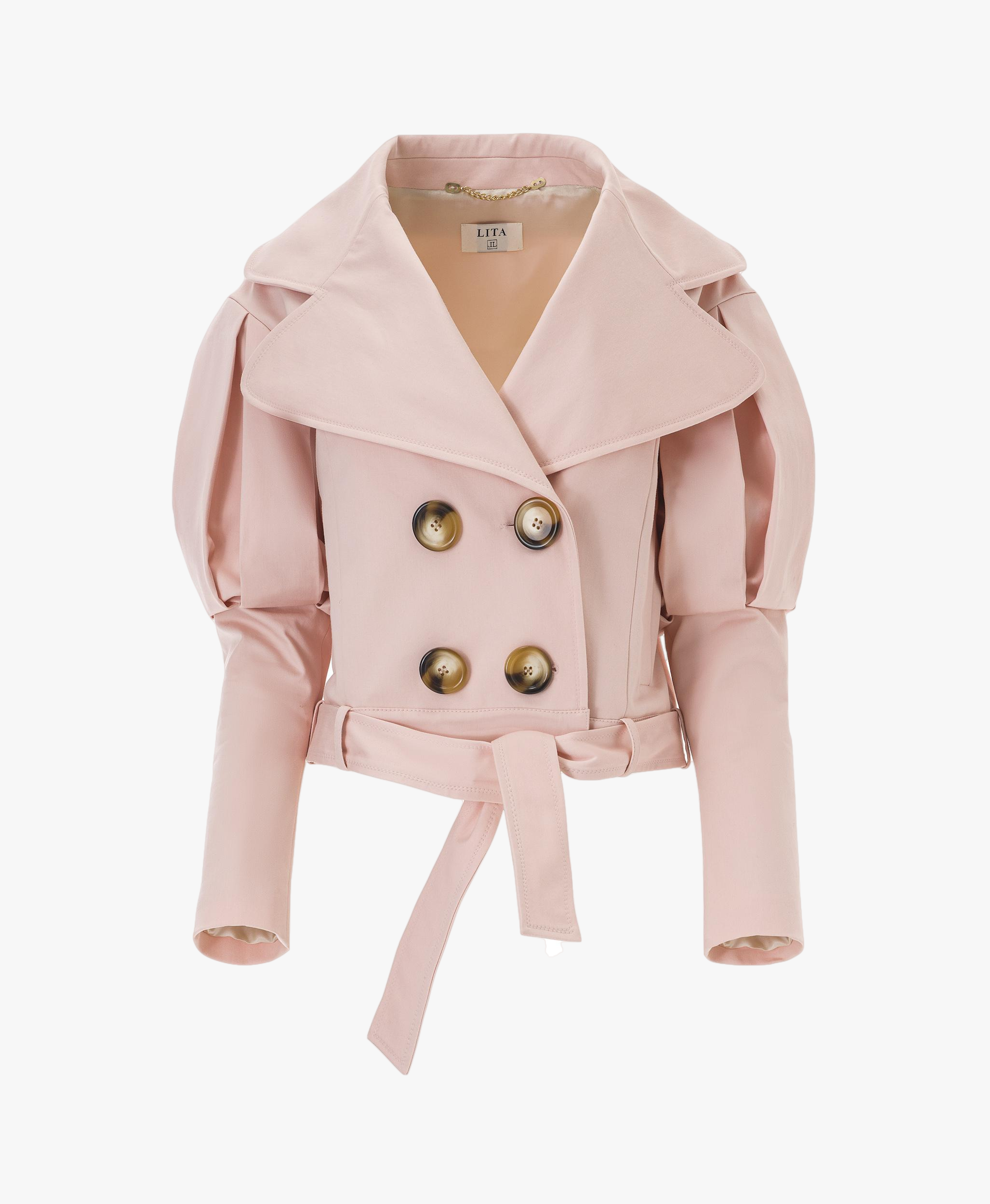 Pink off sales the shoulder jacket