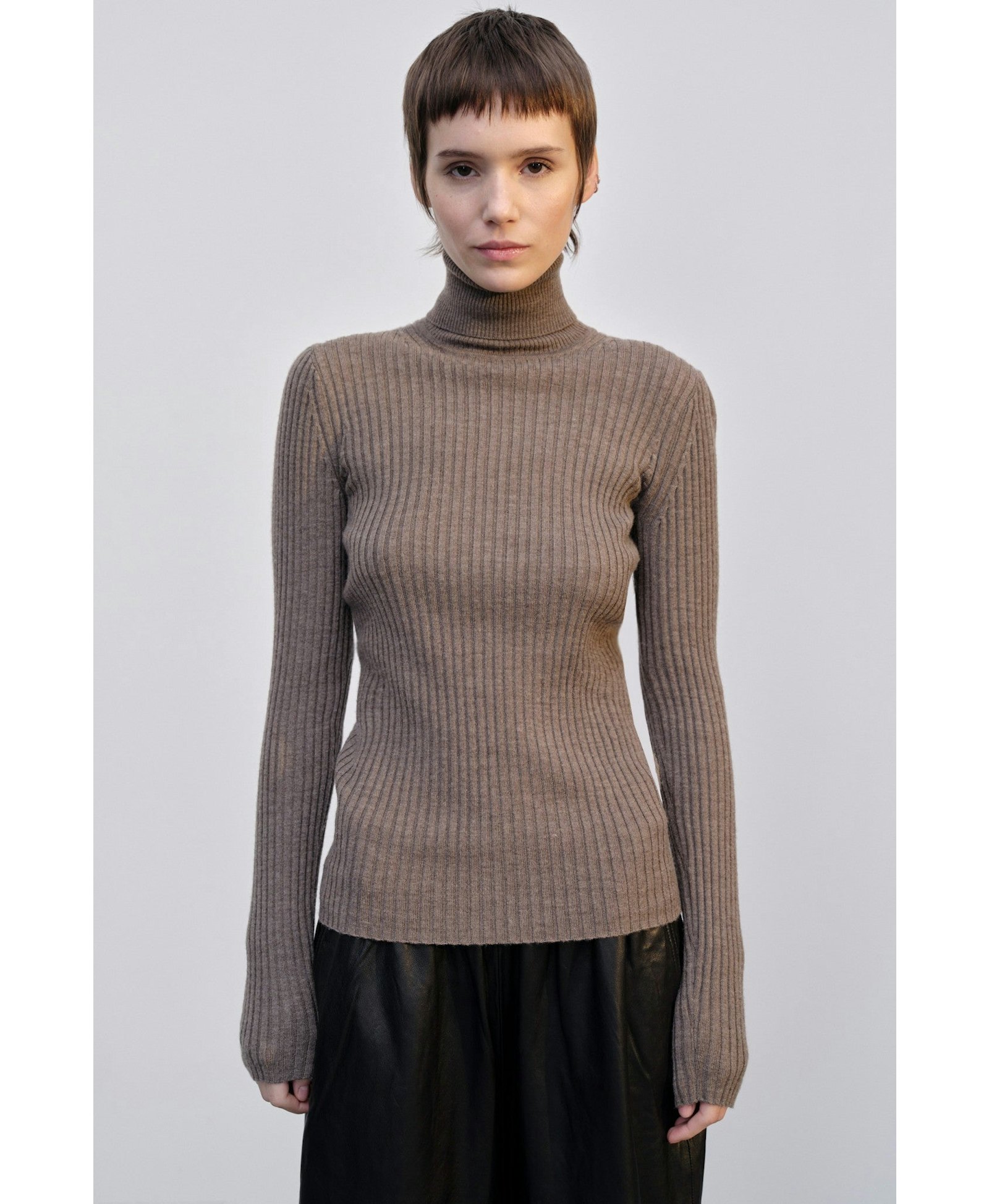 Bob Blouse Merino Wool - Earth made by HERSKIND