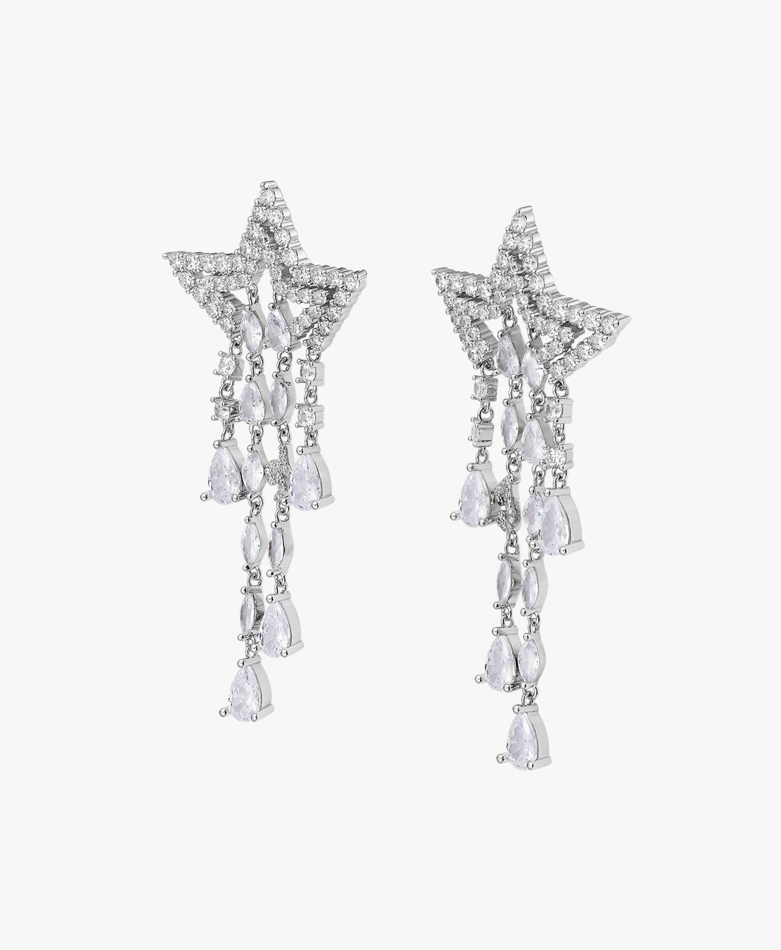 Aria Earrings (Final Sale) in Silver made by Nana Jacqueline
