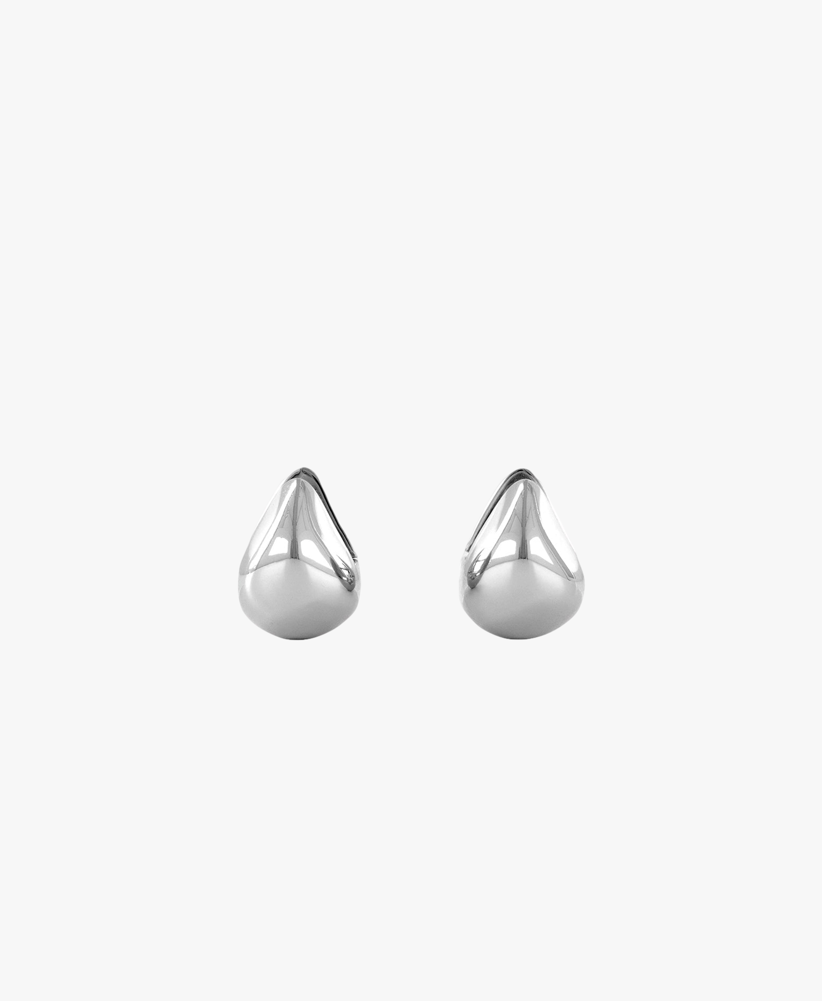 The Drop Earrings - Silver in Silver made by ESSEN