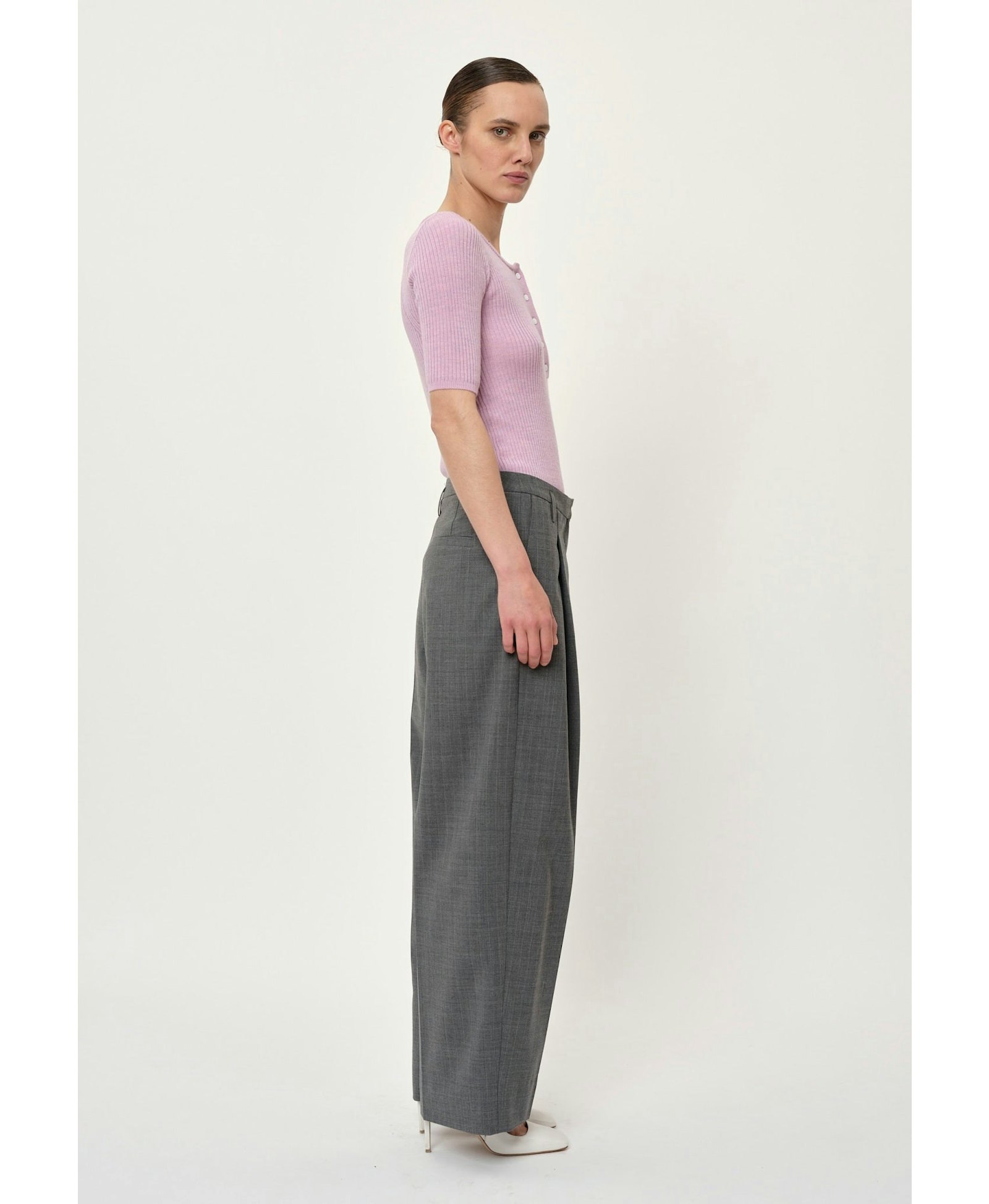 Agnes Knit Blouse - Pink made by HERSKIND