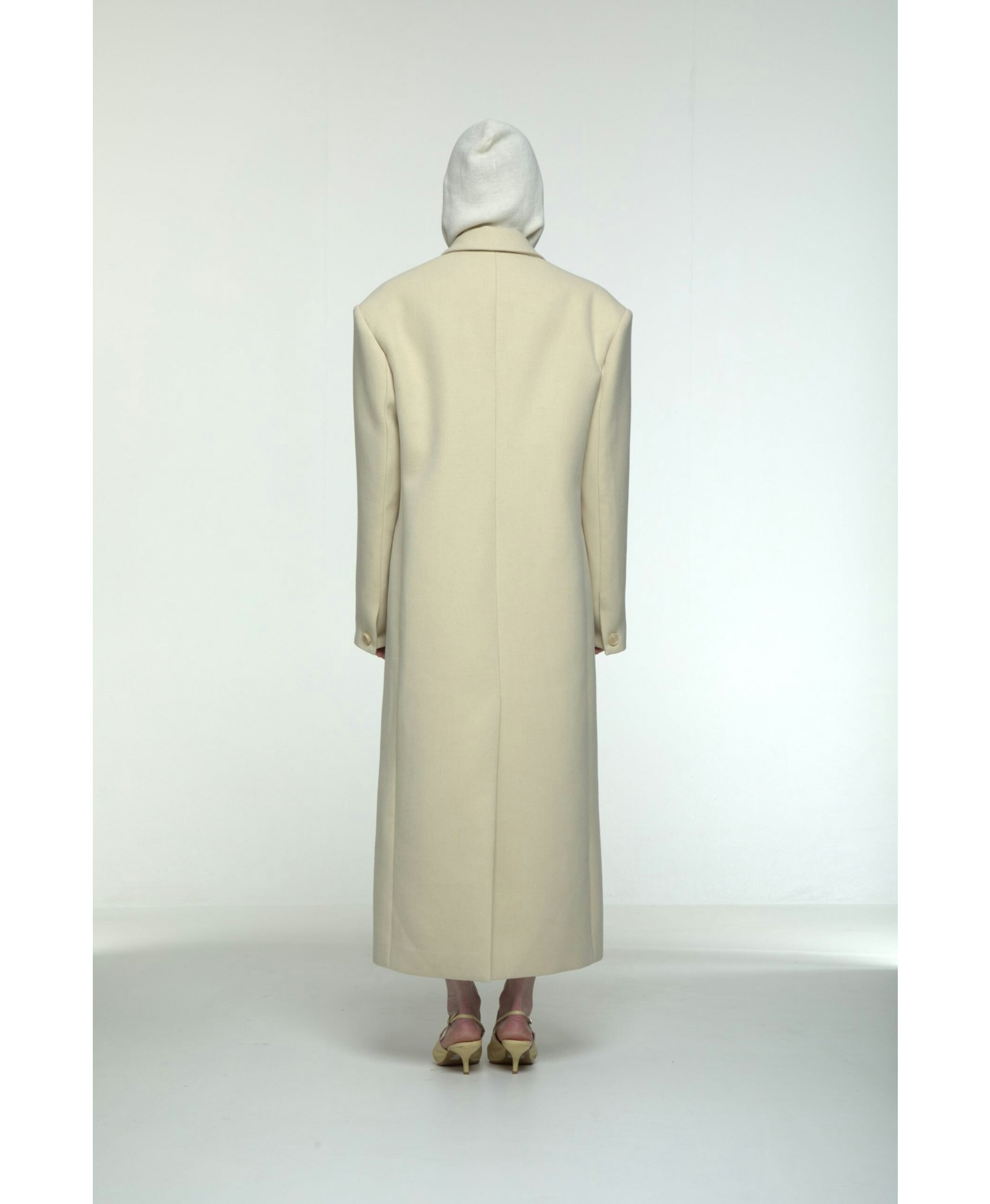 Tailored long coat made by AFTERHOURS