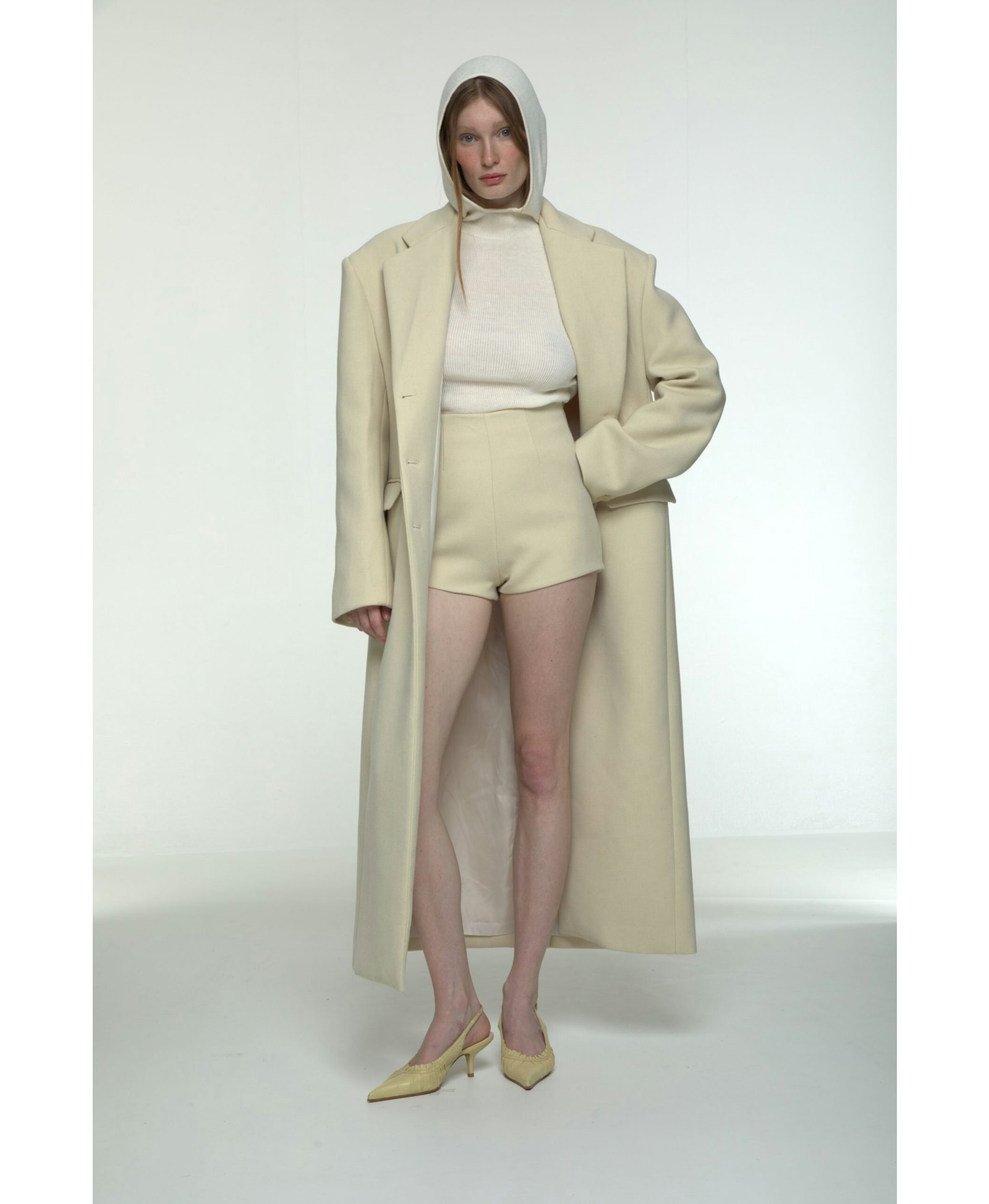 Tailored long coat made by AFTERHOURS