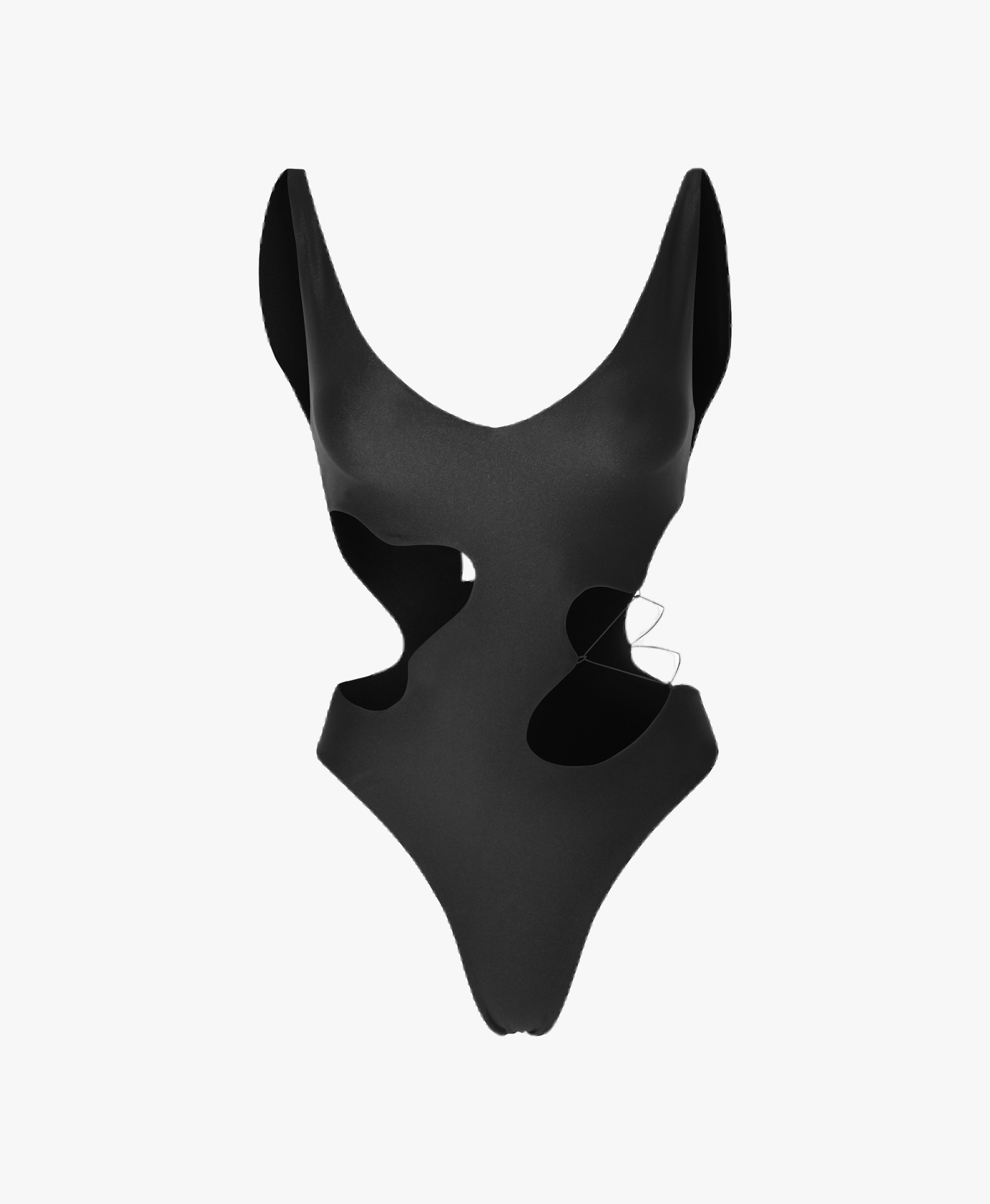 ANDIKA One Piece Swimsuit Black in Black made by MAET