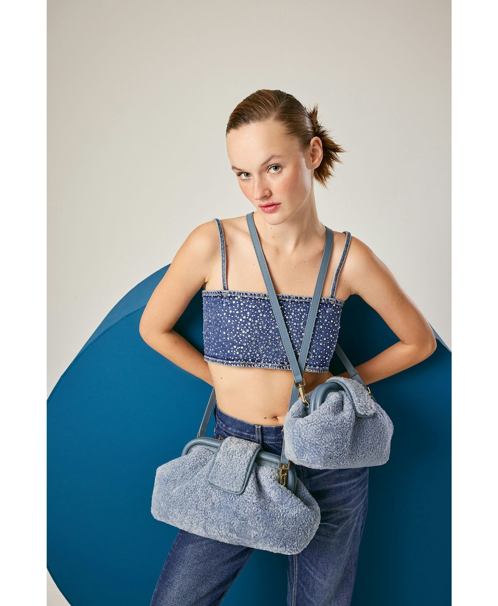 Eva Mini Mavi in Blue made by Maven Bag