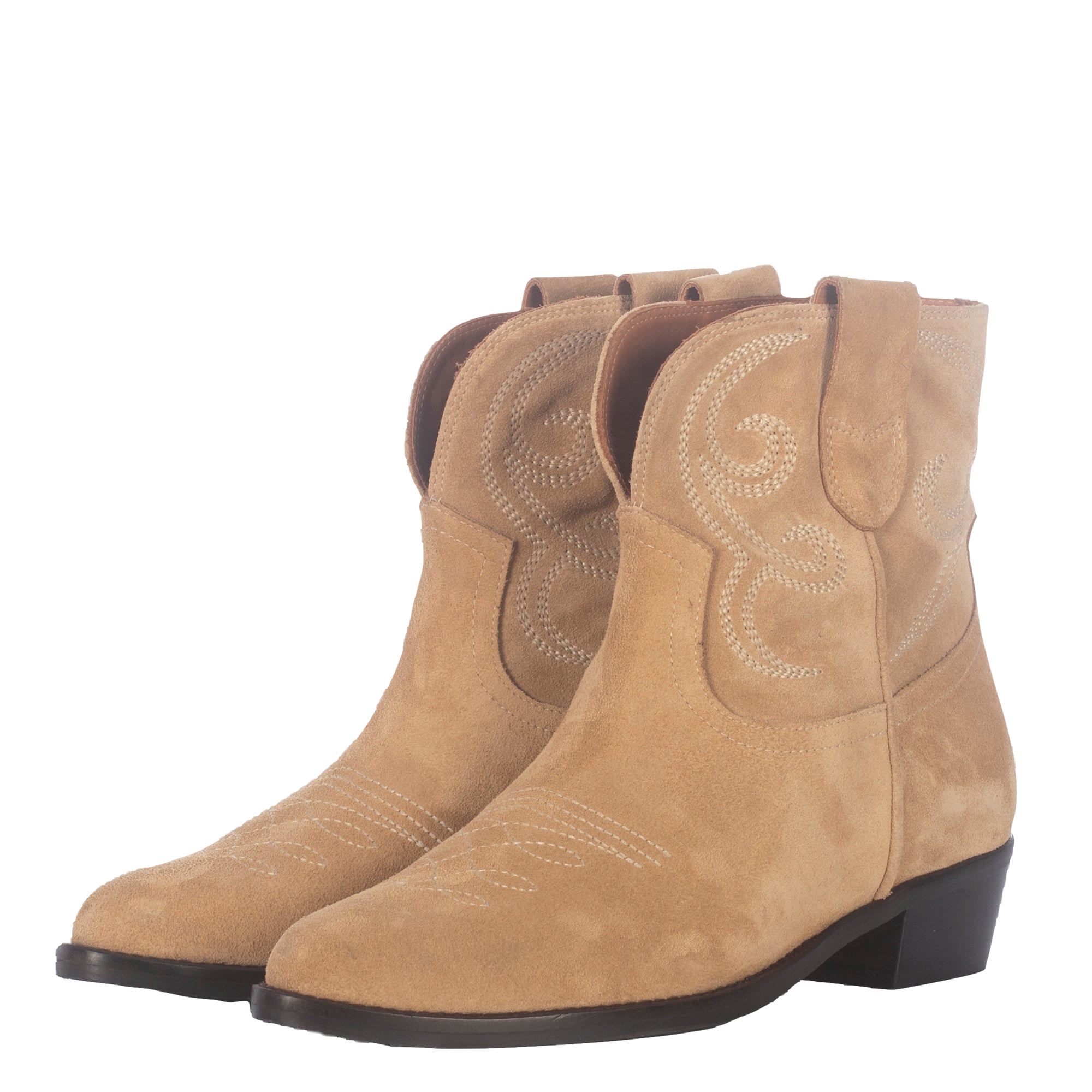 Toral Puja Sand Ankle Boots In Brown