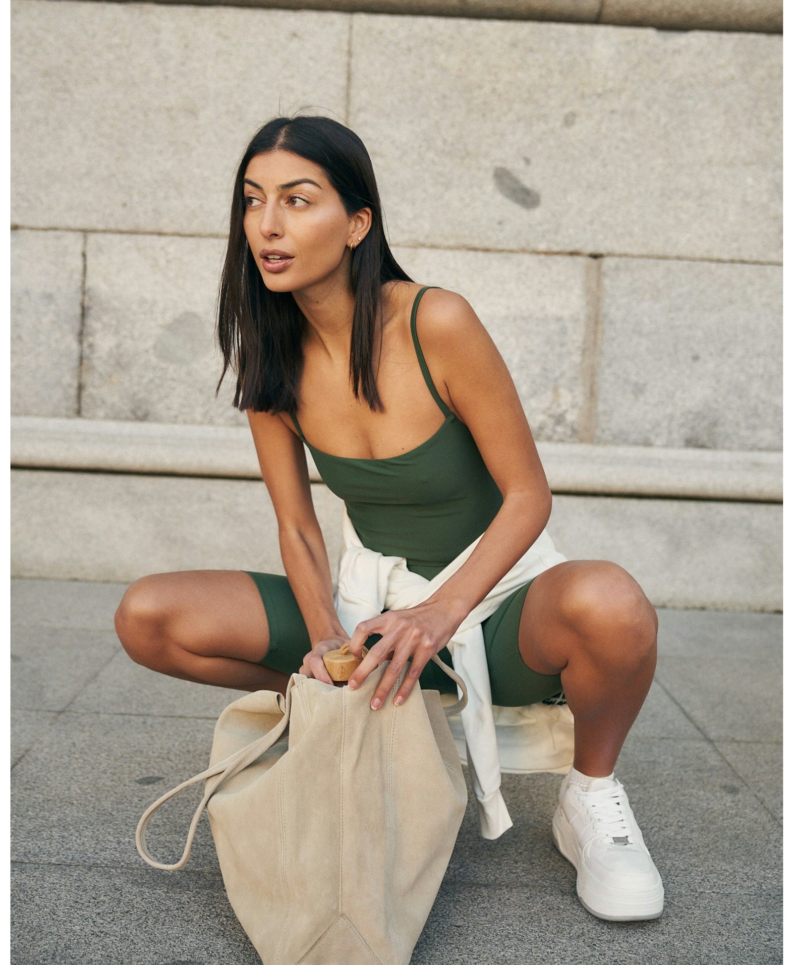 MARÍA BODYSUIT GREEN made by 710 Studio