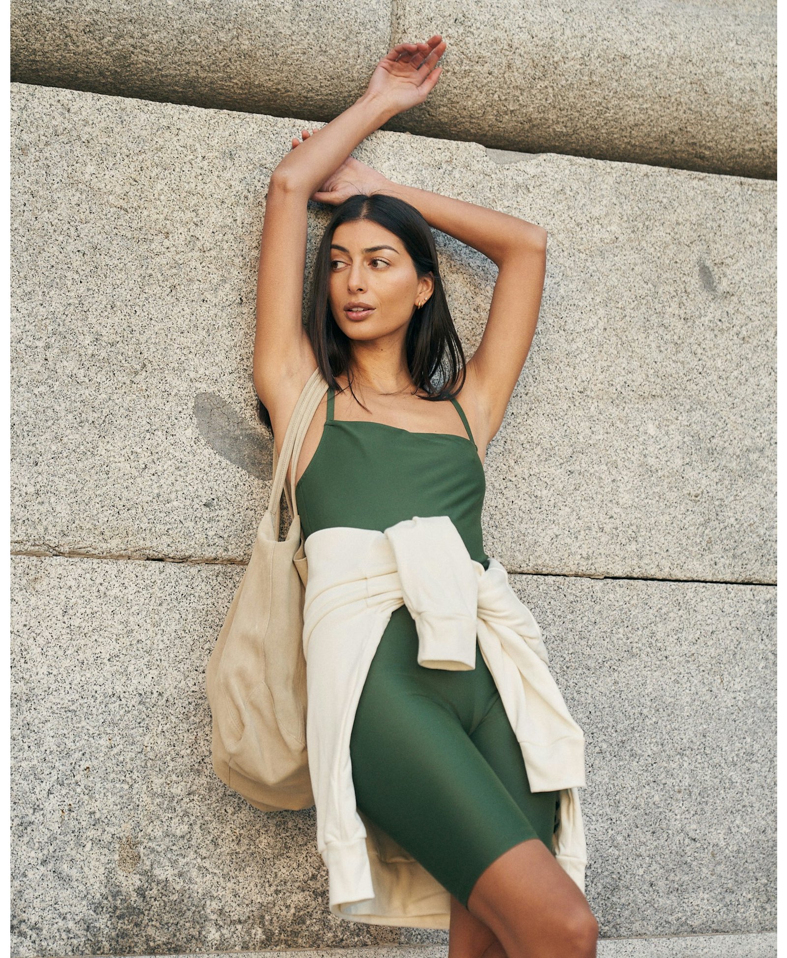 MARÍA BODYSUIT GREEN made by 710 Studio