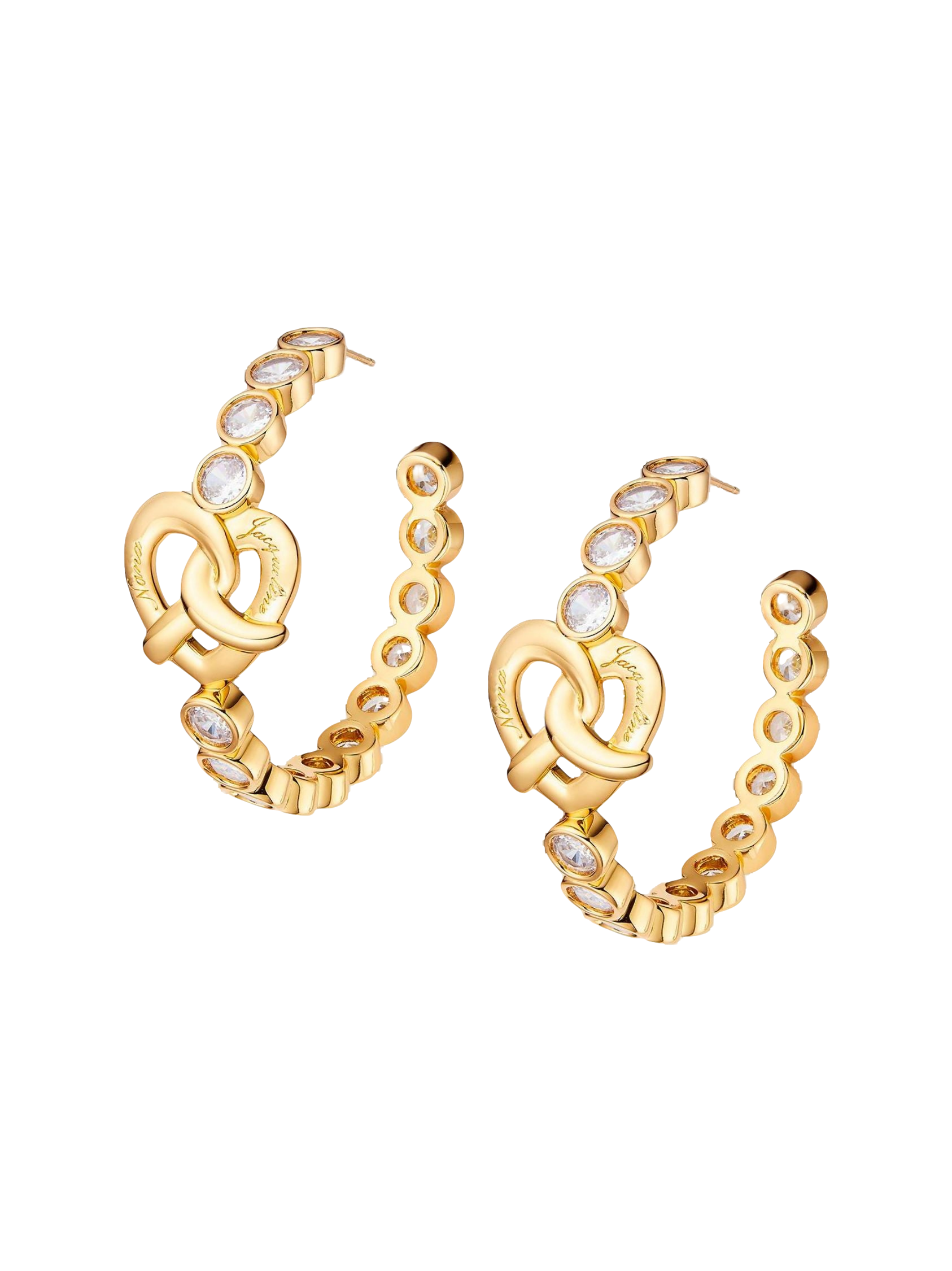Nana Jacqueline Anika Earrings In Gold