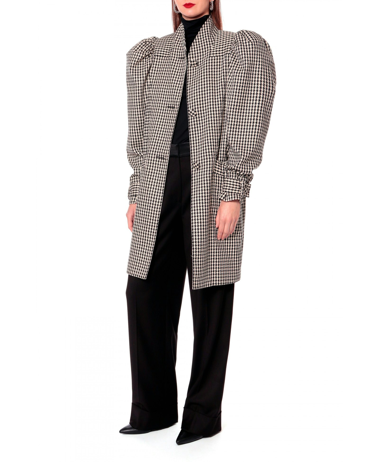 Coat Marion Très Chic in Multi color made by HALEWSKI