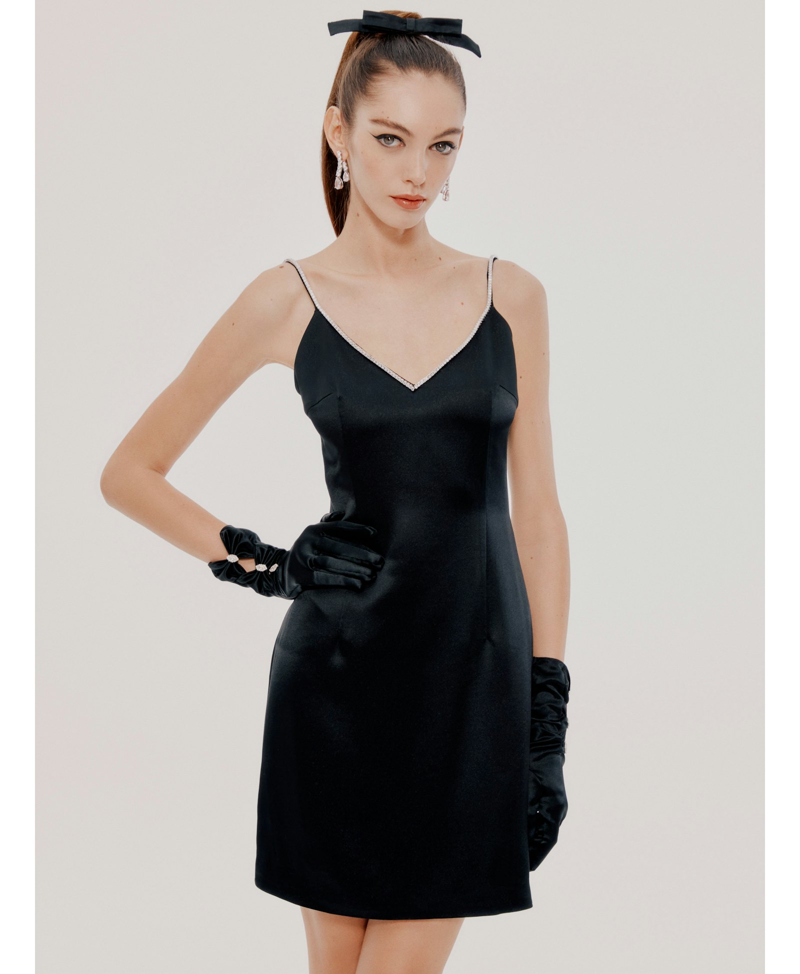 Asha Dress Black (Final Sale) in Black made by Nana Jacqueline