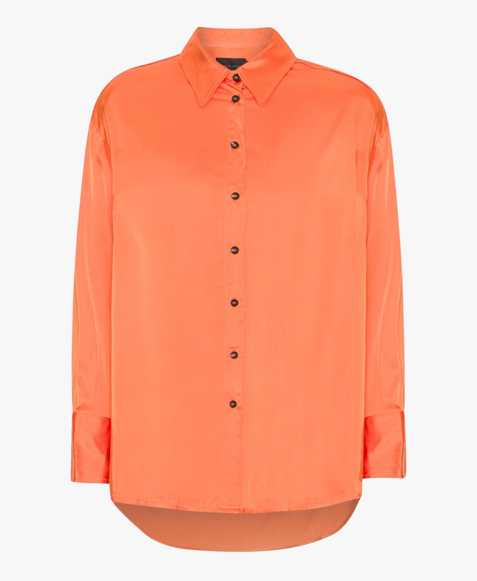 Jenka Shirt - Mandarin Red made by HERSKIND