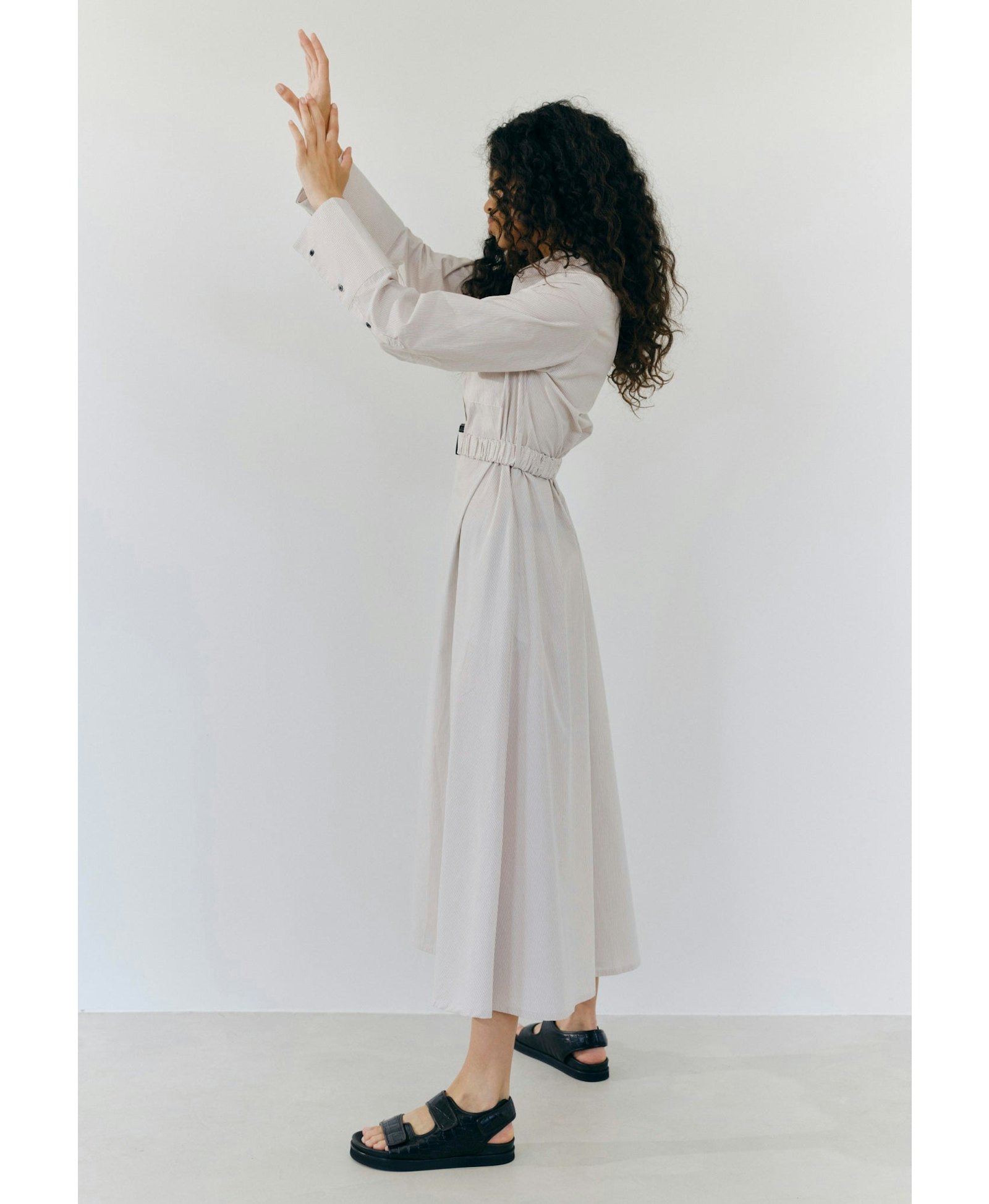 Kelly Dress - Desert Stribe made by HERSKIND