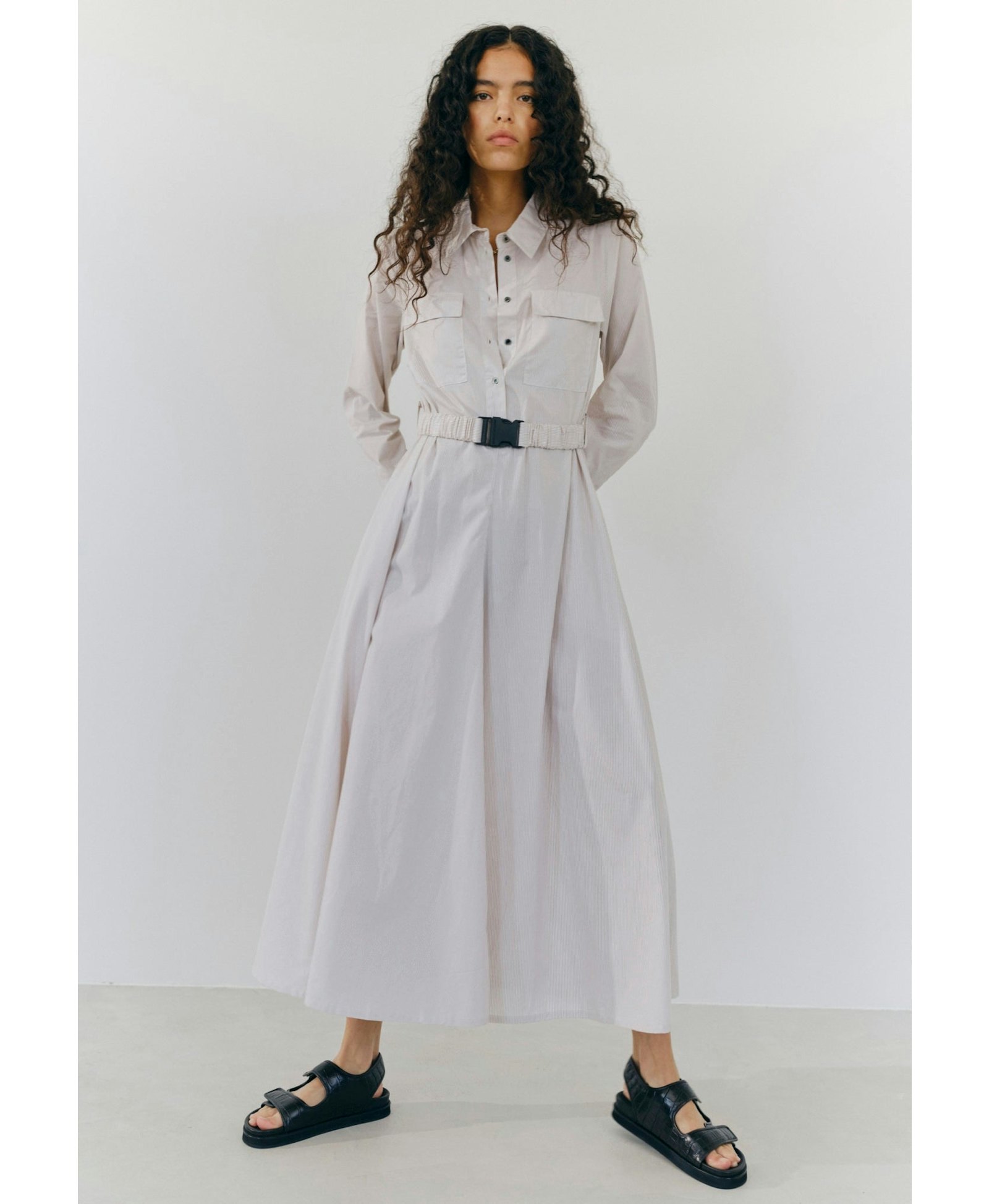 Kelly Dress - Desert Stribe made by HERSKIND