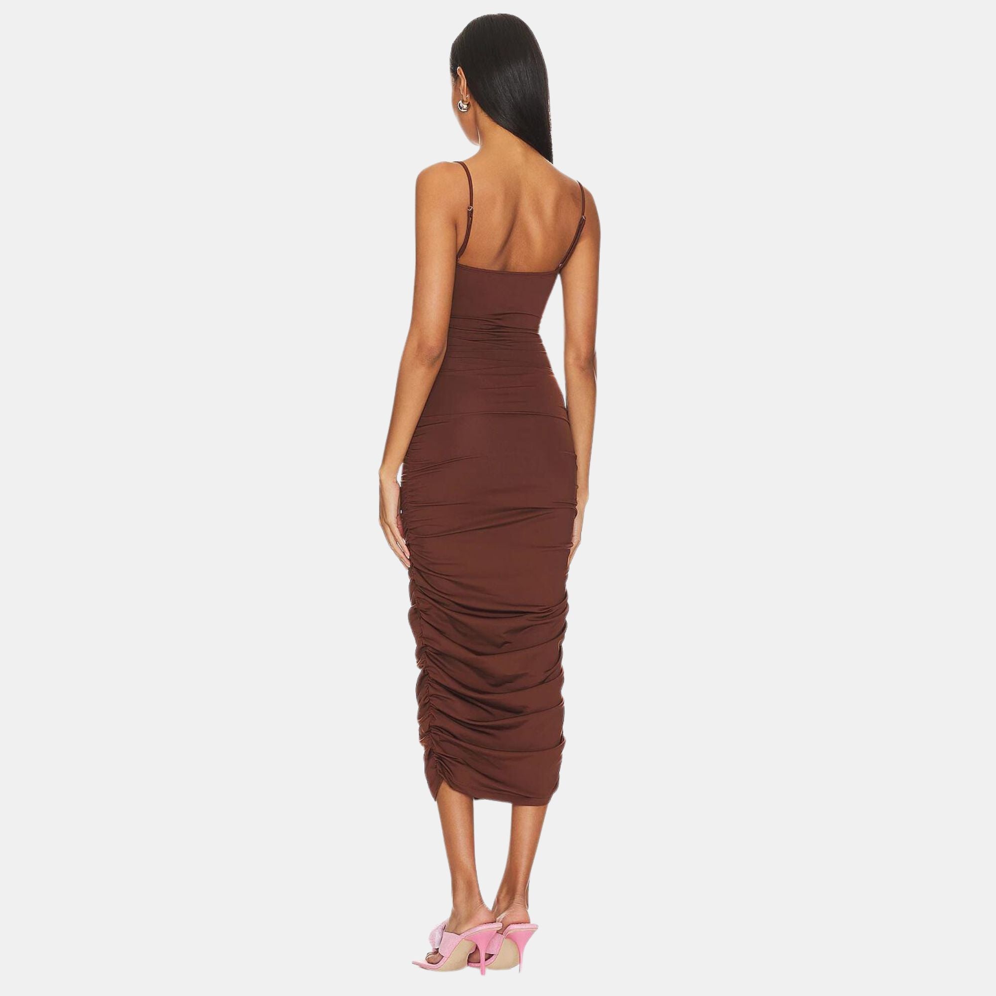 Shop Ow Collection Ezra Midi Dress