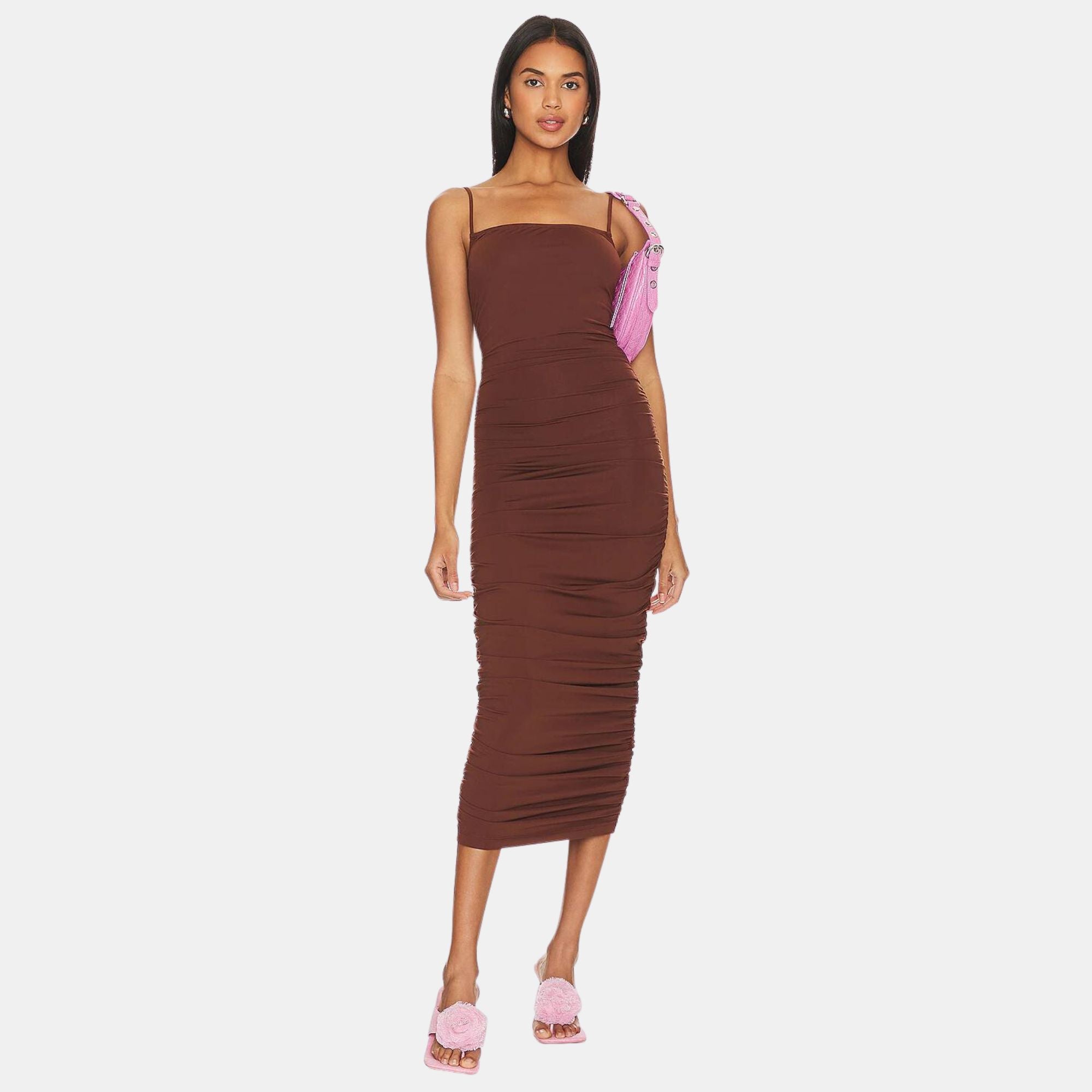 Shop Ow Collection Ezra Midi Dress