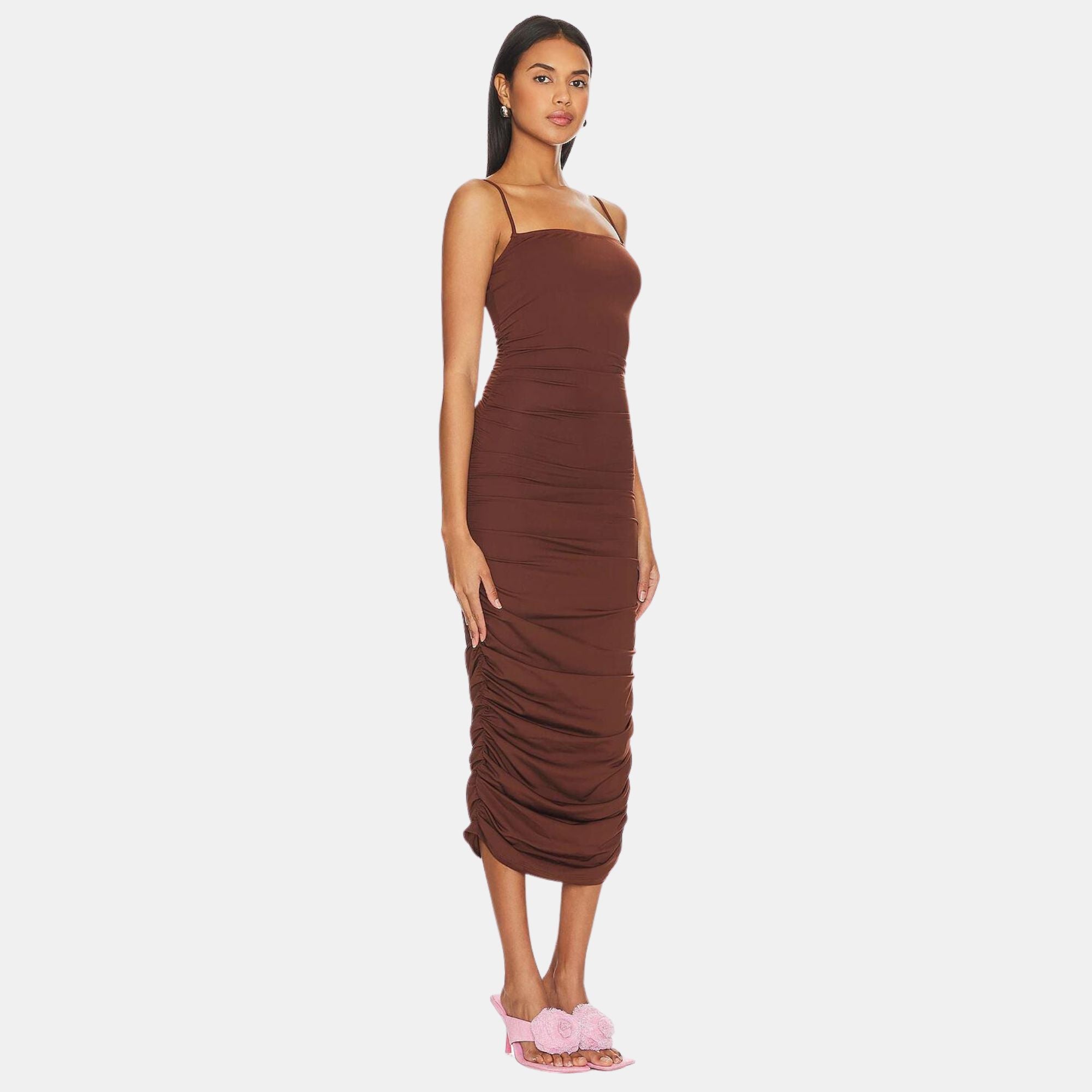 Shop Ow Collection Ezra Midi Dress