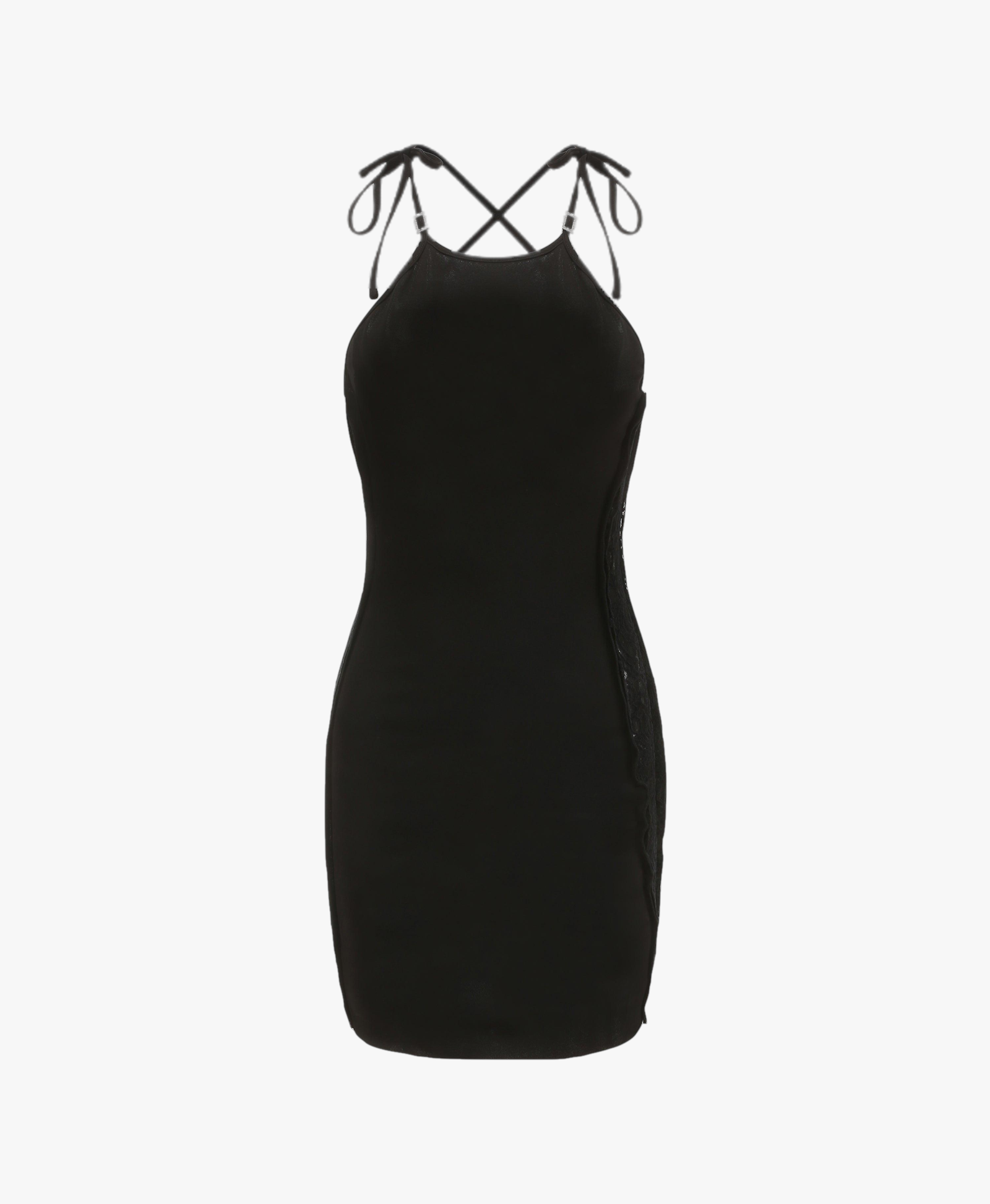 Black Sade Dress (Final Sale) in Black made by Nana Jacqueline