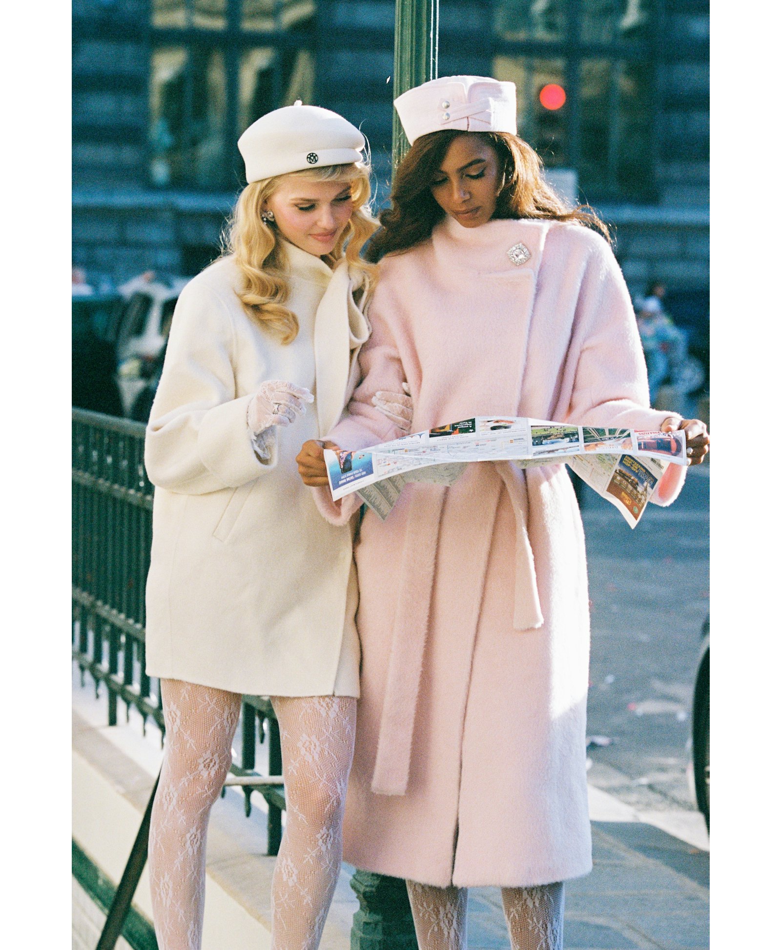 Audrey Long Coat (Pink) made by Nana Jacqueline