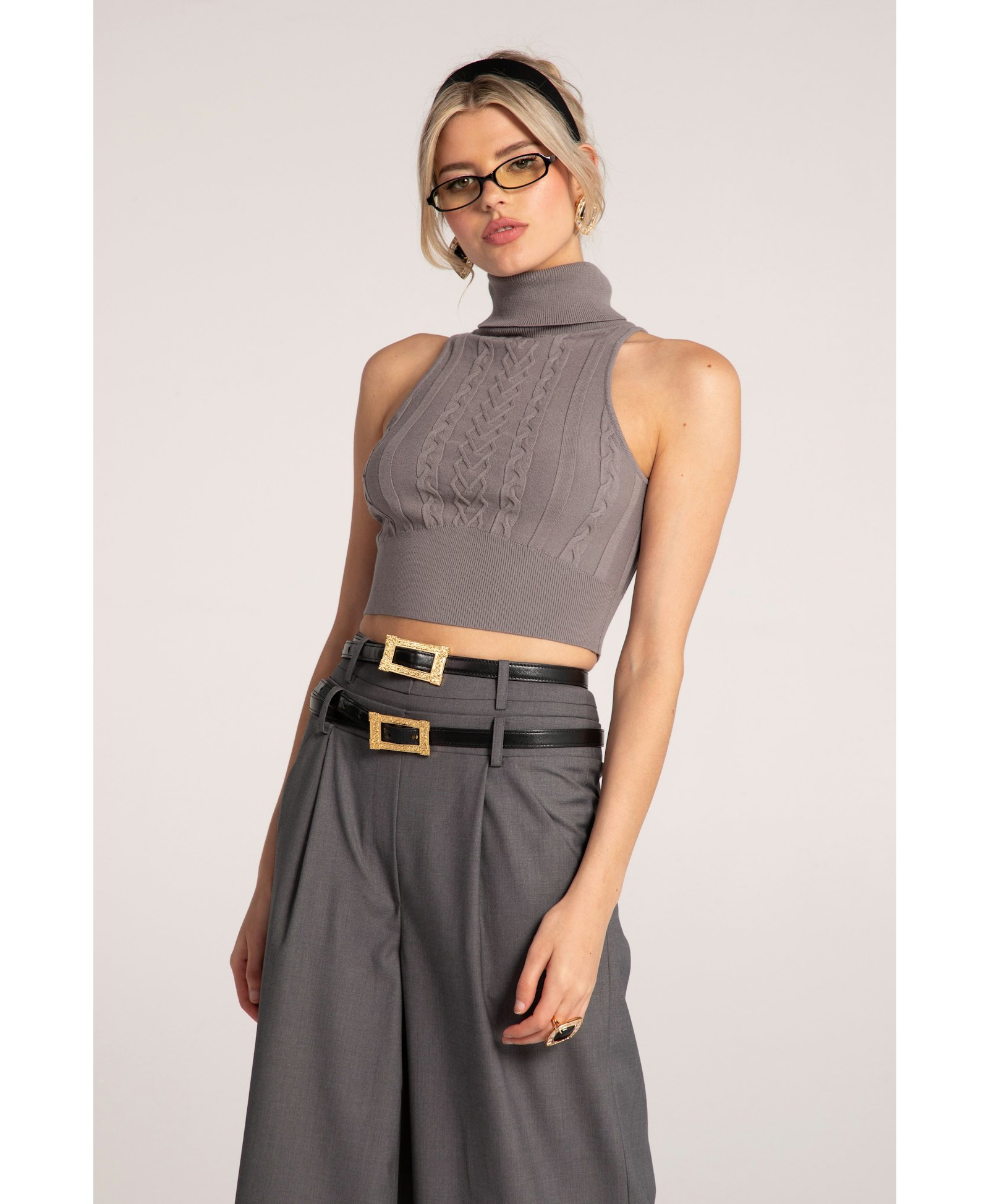 Anna Pants (Grey) made by Nana Jacqueline