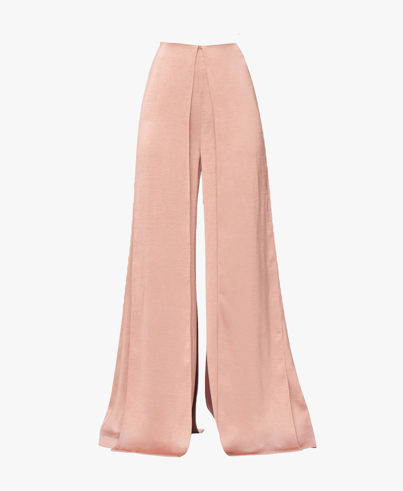 HAMI HIGH WAIST PANTS - PEARL PINK in Pink made by Andrea Iyamah