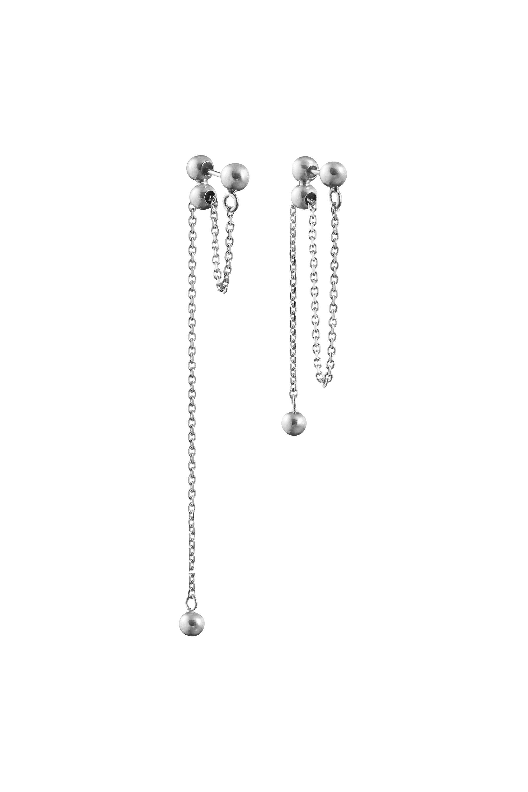 Shop Orxata Jewelry Punto Transformer Earrings In Silver