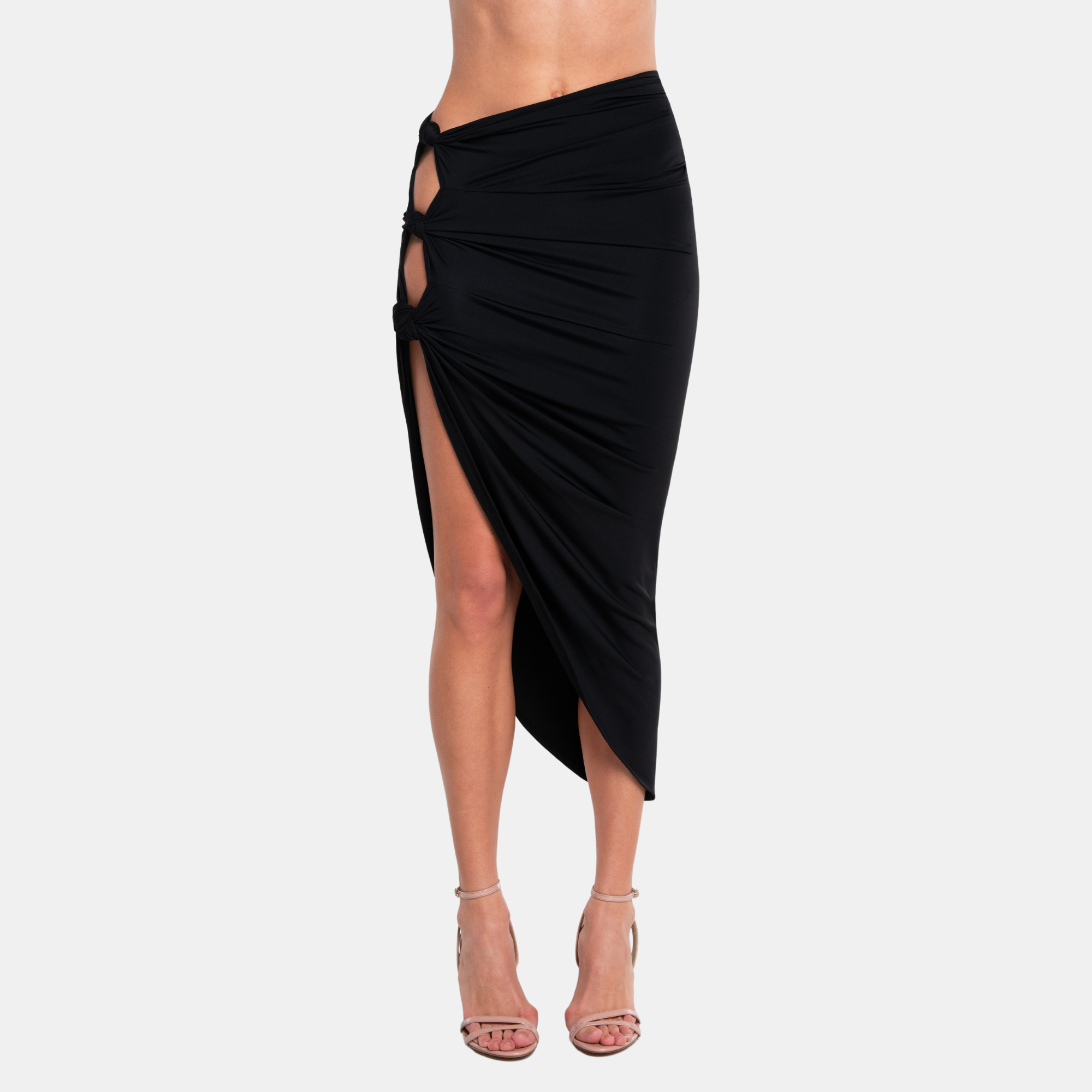 Shop Ow Collection Ruched Knot Skirt