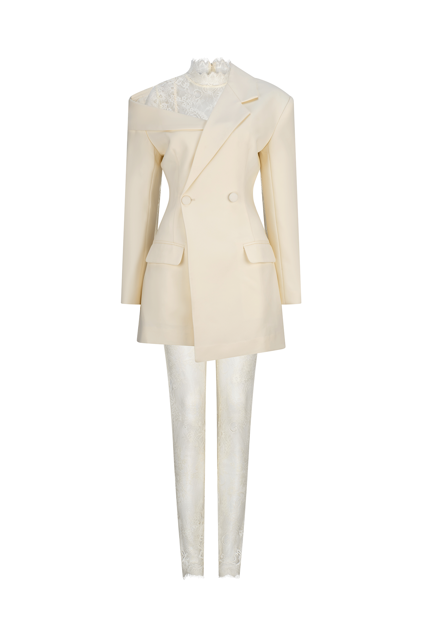 Shop Atoir Gisele Blazer Dress In White