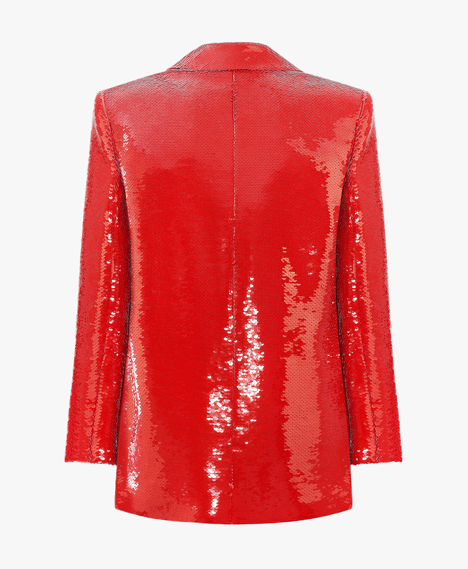 JADE SEQUIN BLAZER in Red made by NUÉ
