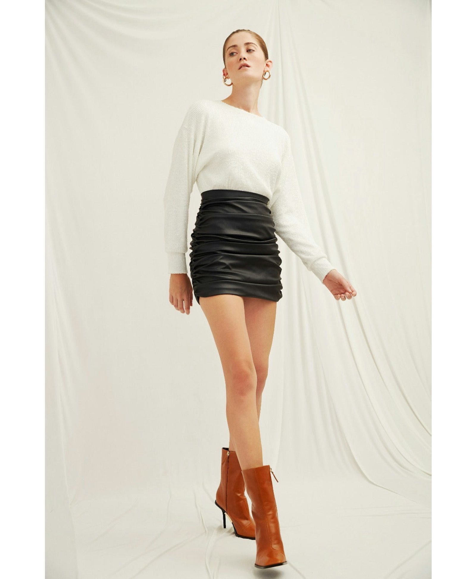 Brena Sequin Mini Dress made by Nazli Ceren