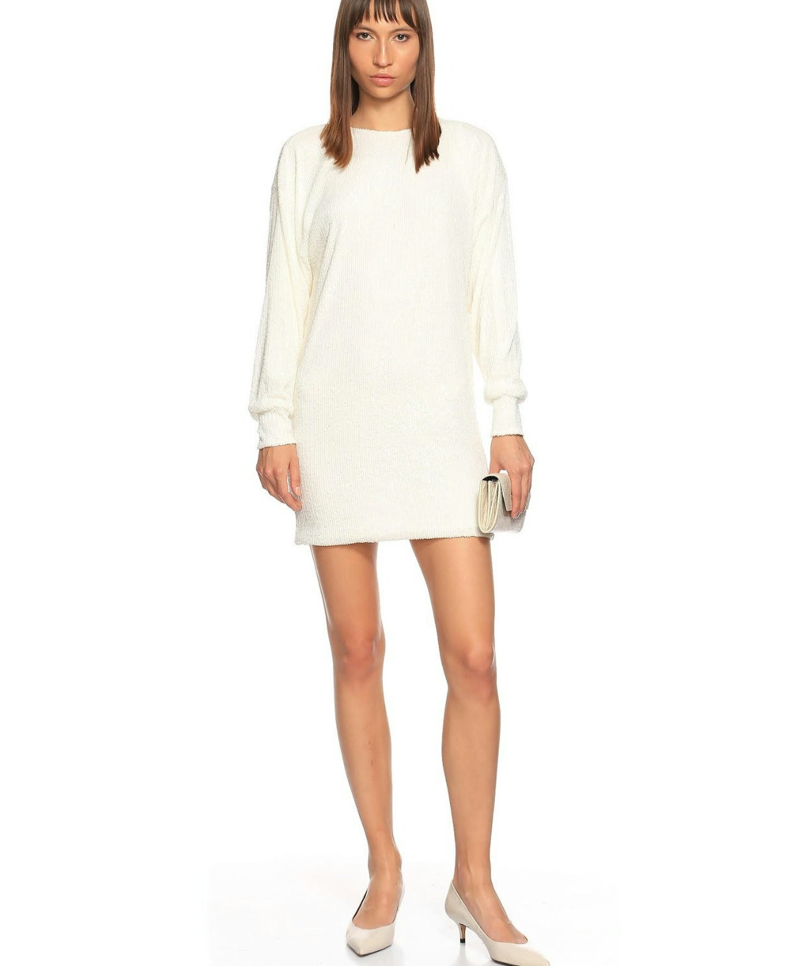 Brena Sequin Mini Dress made by Nazli Ceren