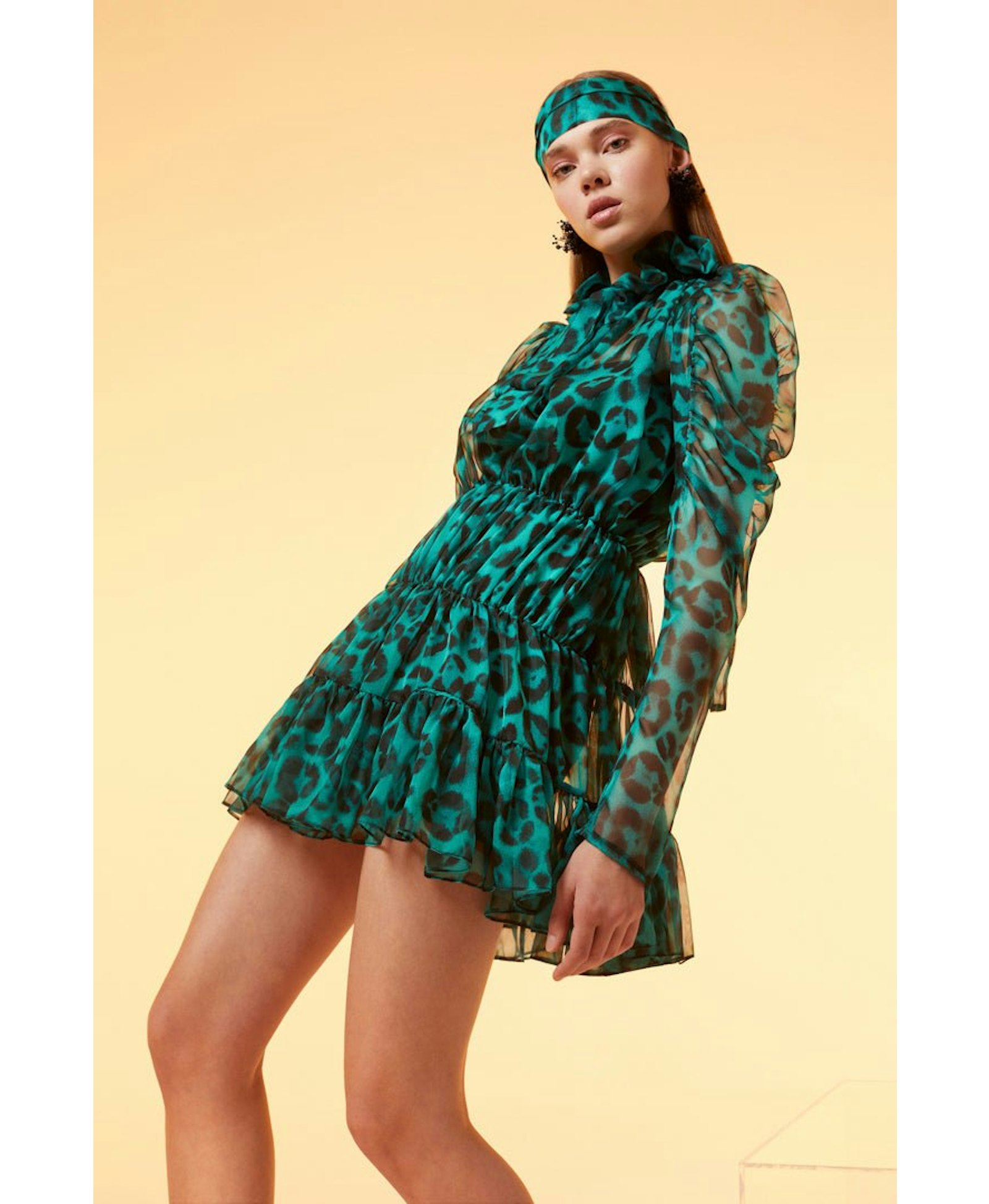 Molly Dress - Green in Green made by Gigii's