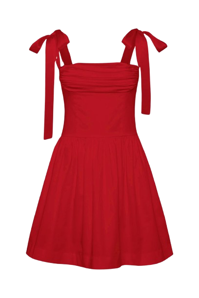 Murlong Cres Elsa Mini Dress Red