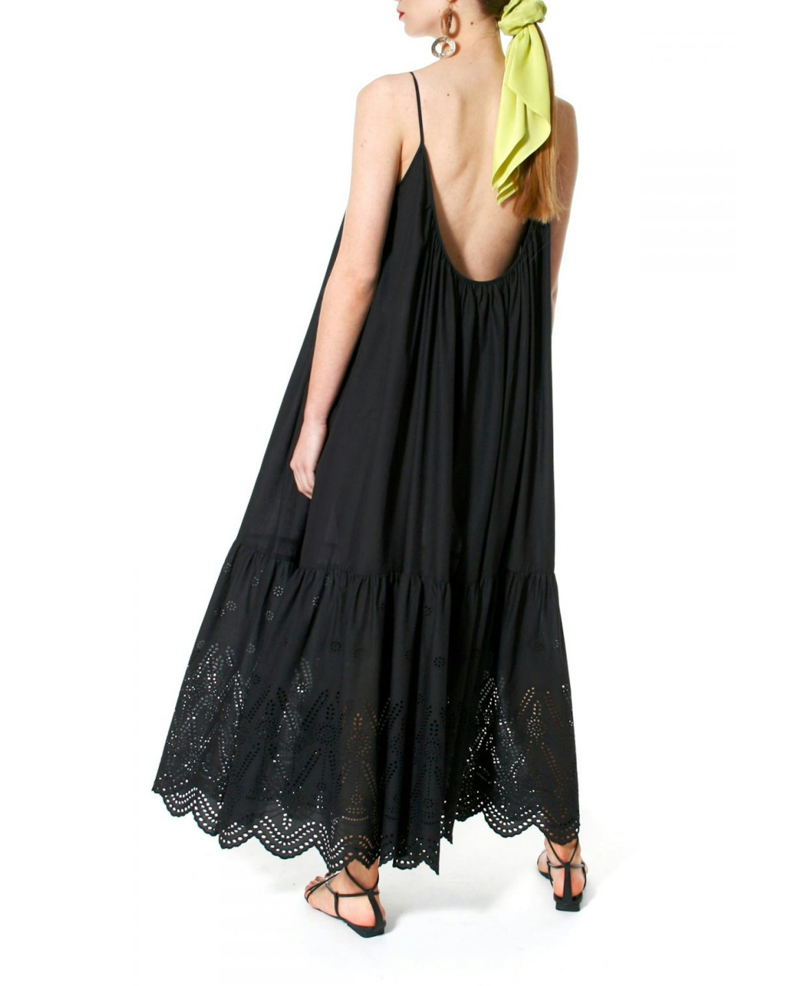 Dress Lea Black Beauty in Black made by HALEWSKI