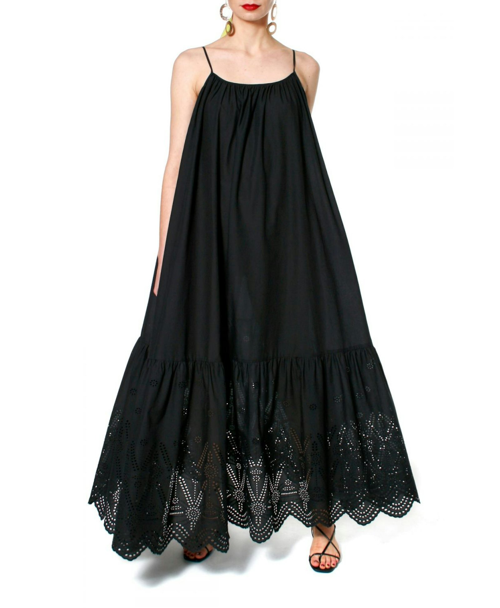 Dress Lea Black Beauty in Black made by HALEWSKI