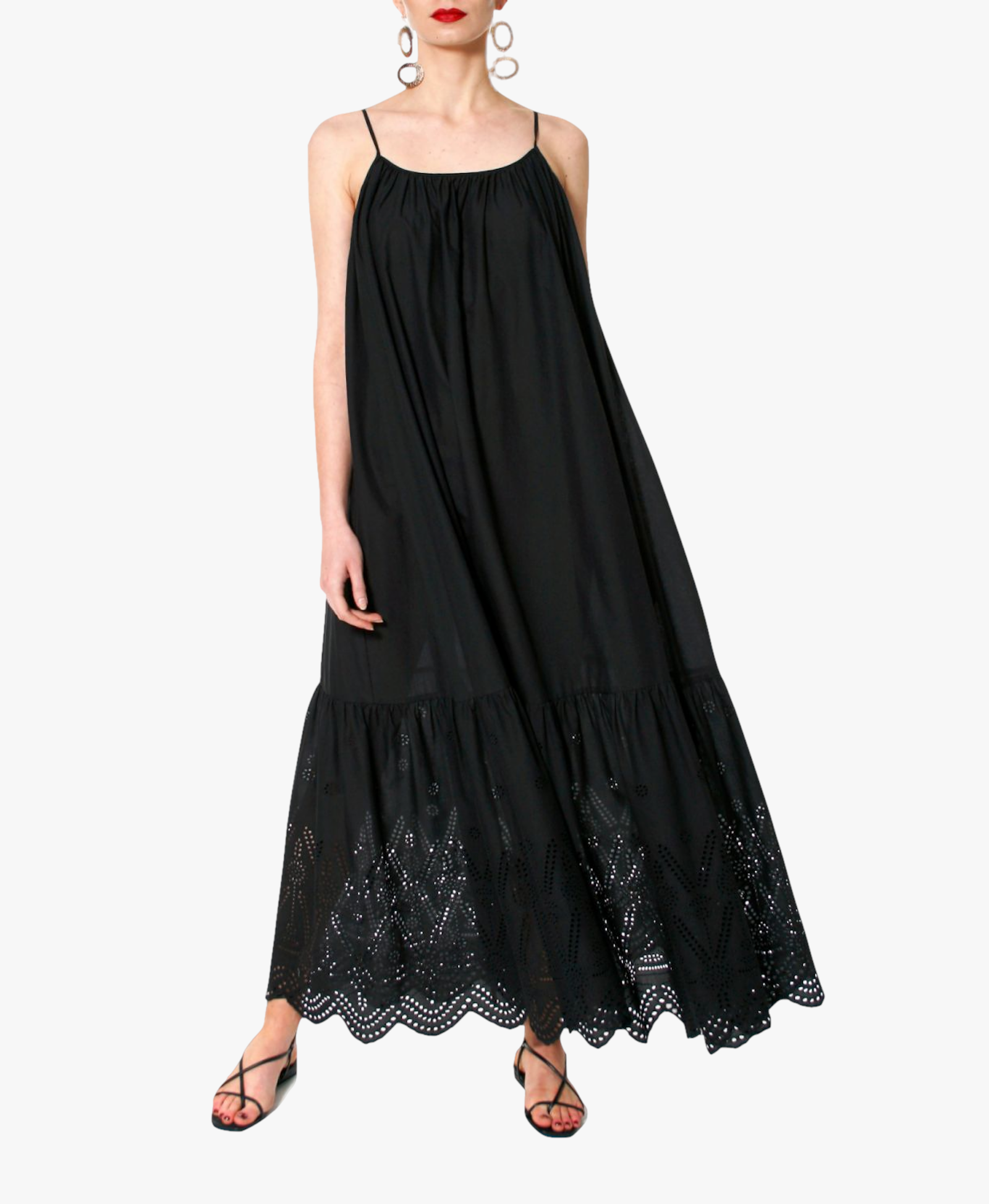Dress Lea Black Beauty in Black made by HALEWSKI