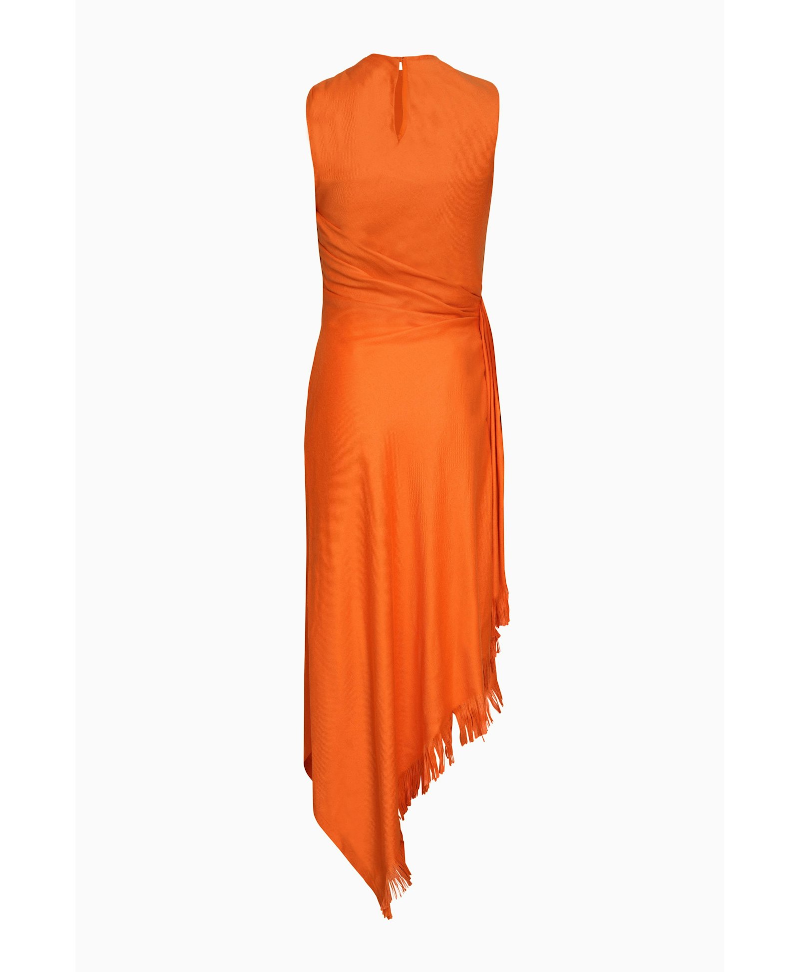 Draped Wool Blend Shawl Dress made by Szabo Sihag
