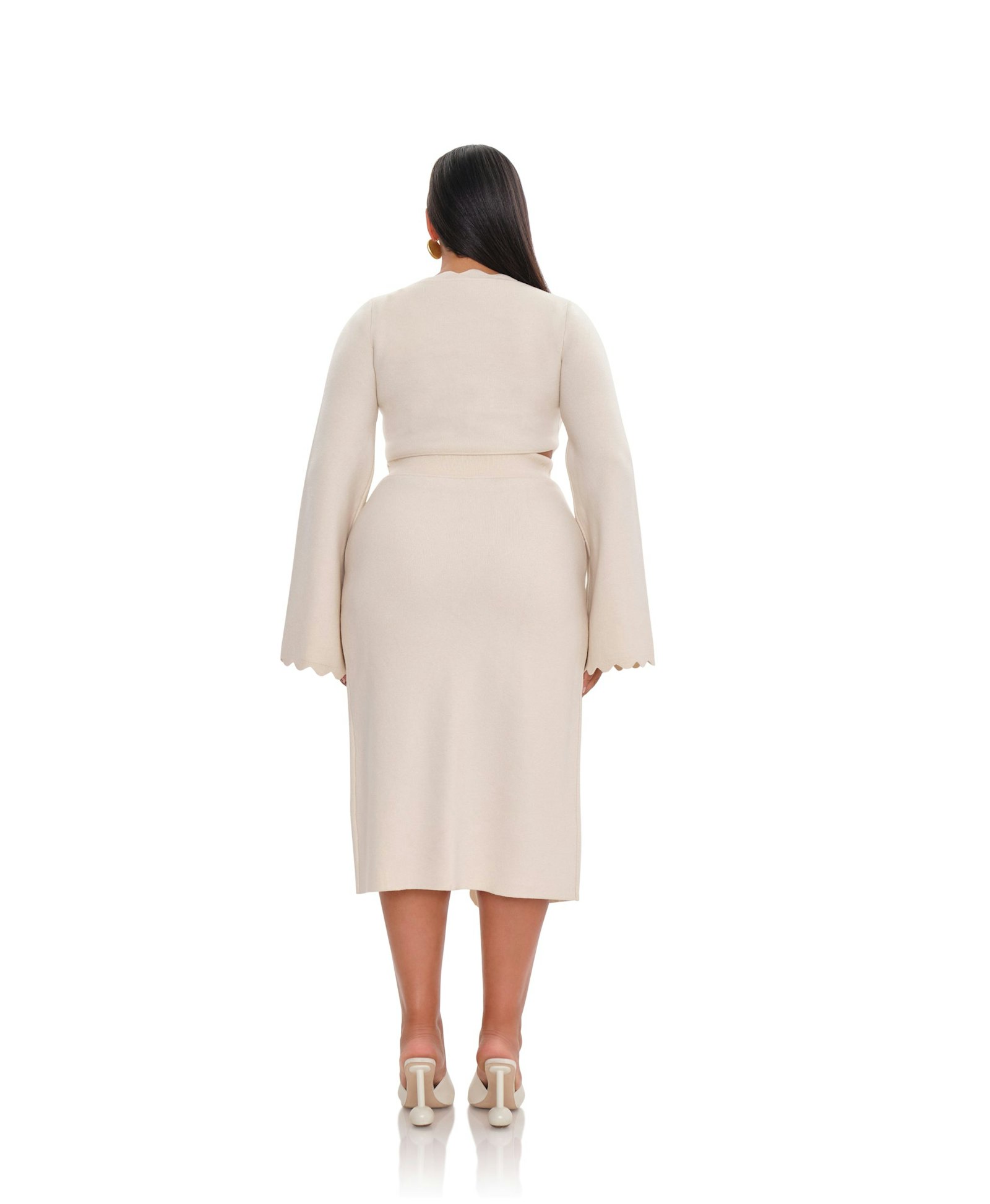 ODA MIDI SKIRT - TUSK made by Andrea Iyamah