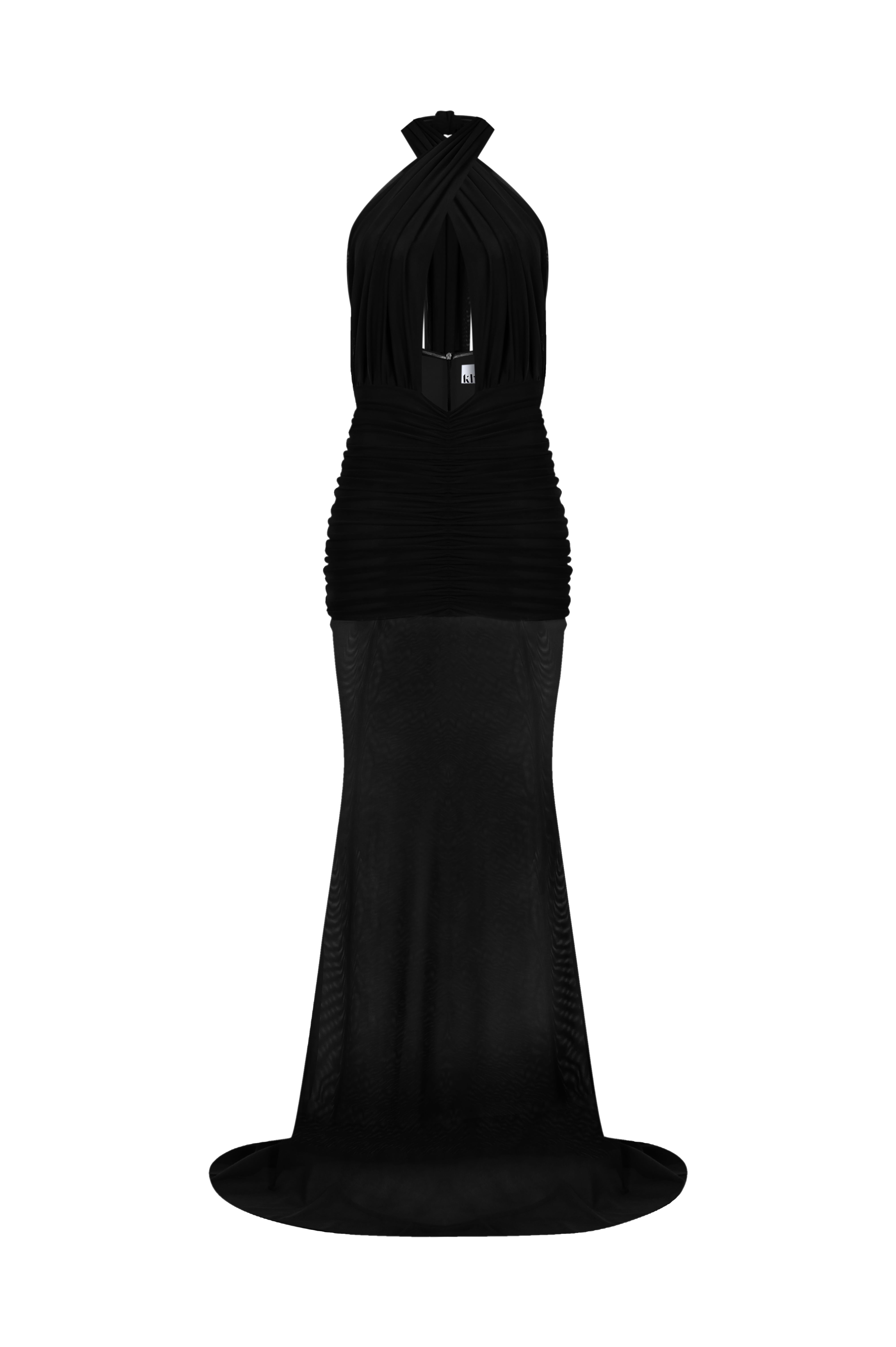 Shop Khéla Forbidden Fruit Dress In Black