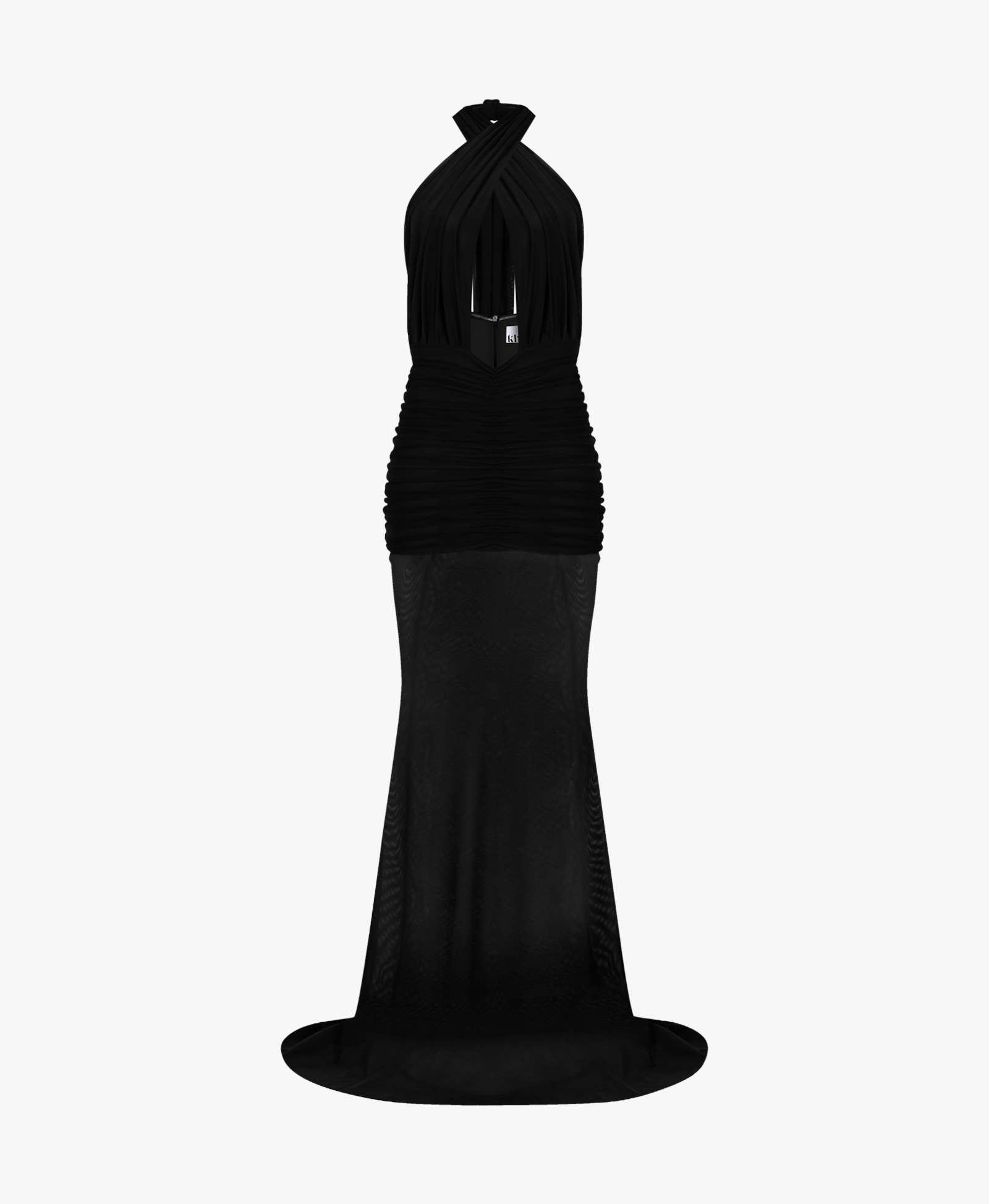 Forbidden Fruit Dress In Black made by Khela