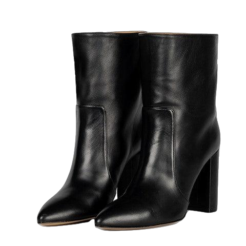 Toral Black-colored Ankle Boots