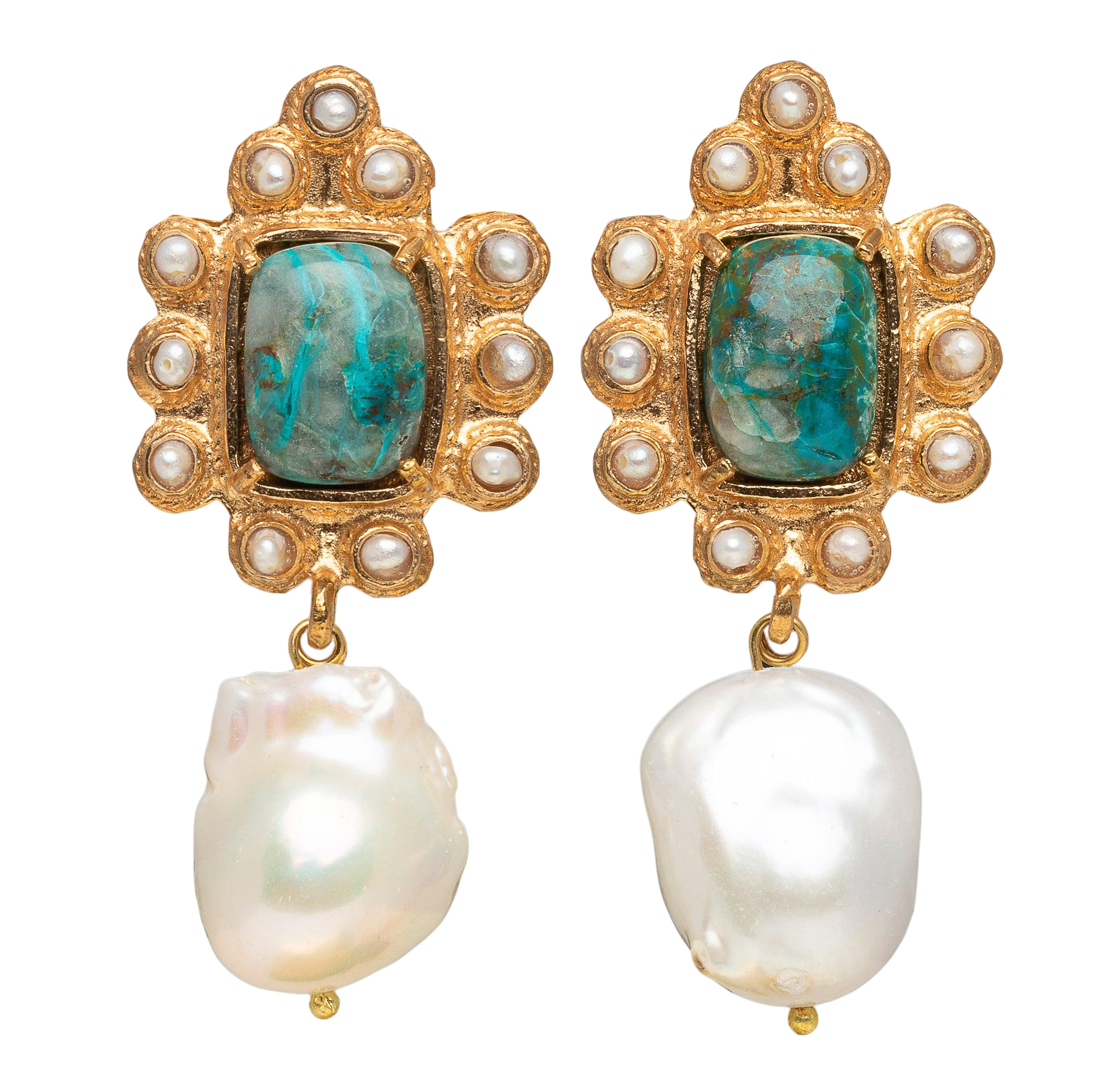 Christie Nicolaides Amalita Earrings Turquoise