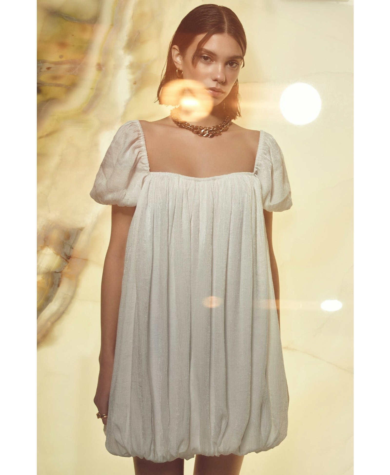 Noma Viscos Mini Baloon Dress made by Nazli Ceren