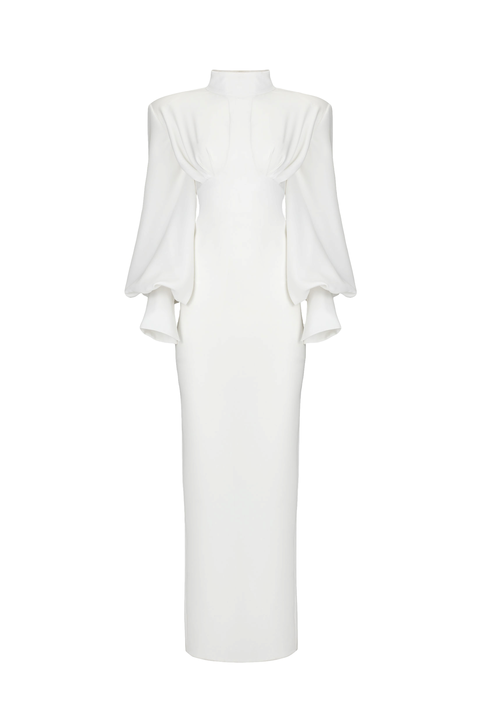 Vol Pearl Dress In White