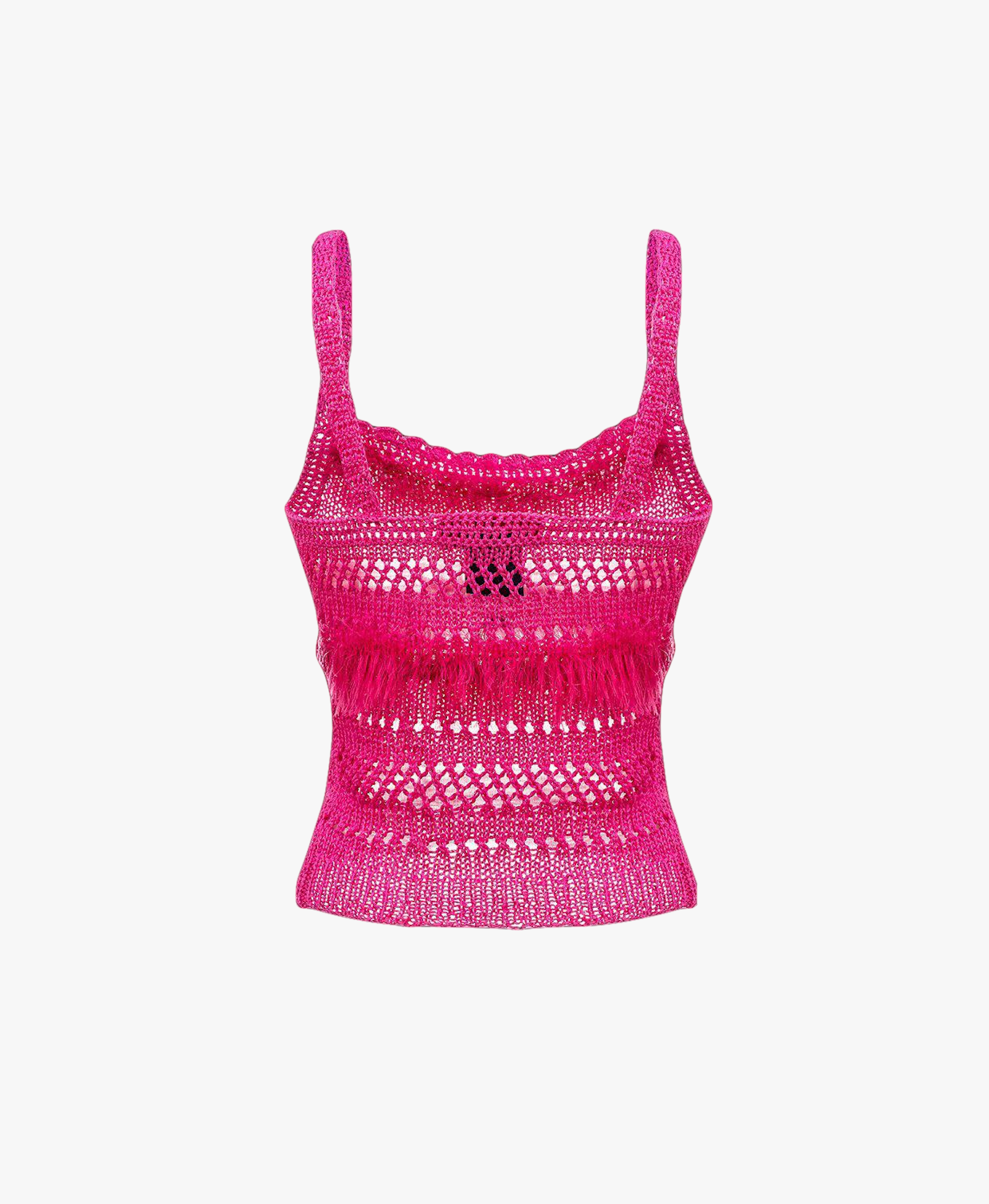 Purple Handmade Knit Top made by ANDREEVA