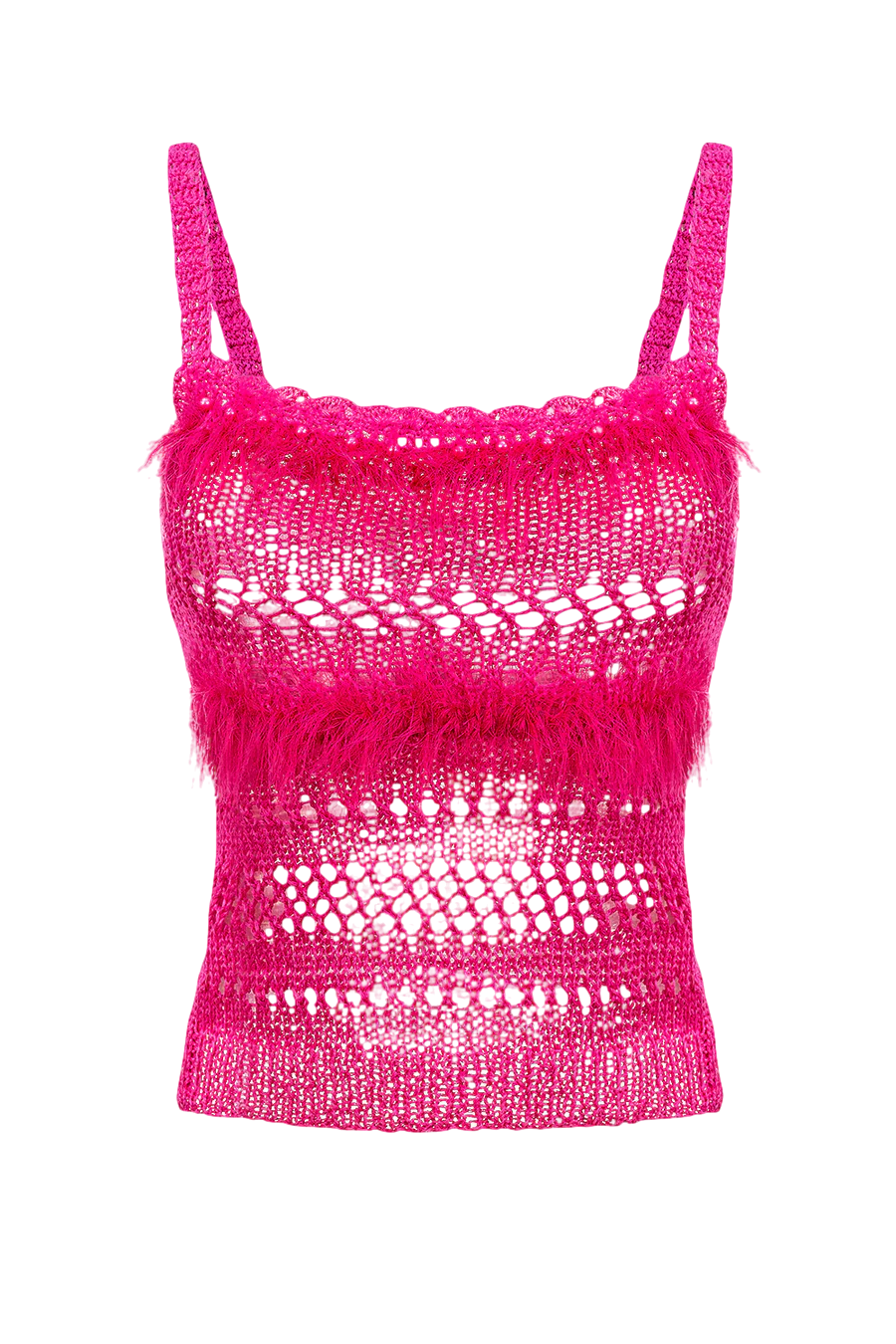 Shop Andreeva Purple Handmade Knit Top